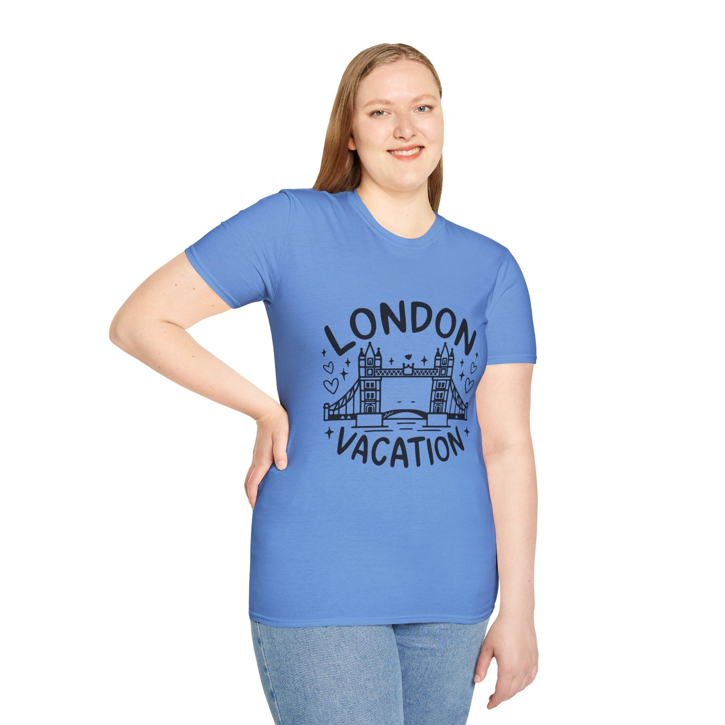 Unisex Softstyle T-Shirt - London's Relaxing Vacation