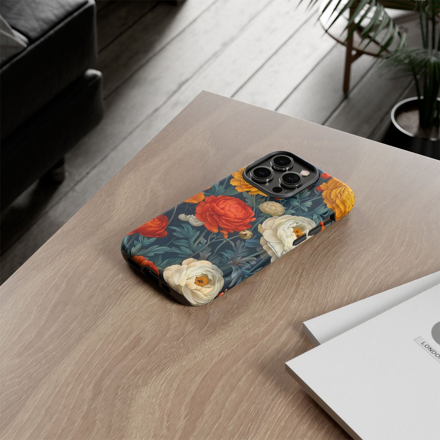 Floral Tough Case for Phones | Durable Floral Phone Cover, Boho Chic, Unique Gift for Her, Phone Protection, Flower Design