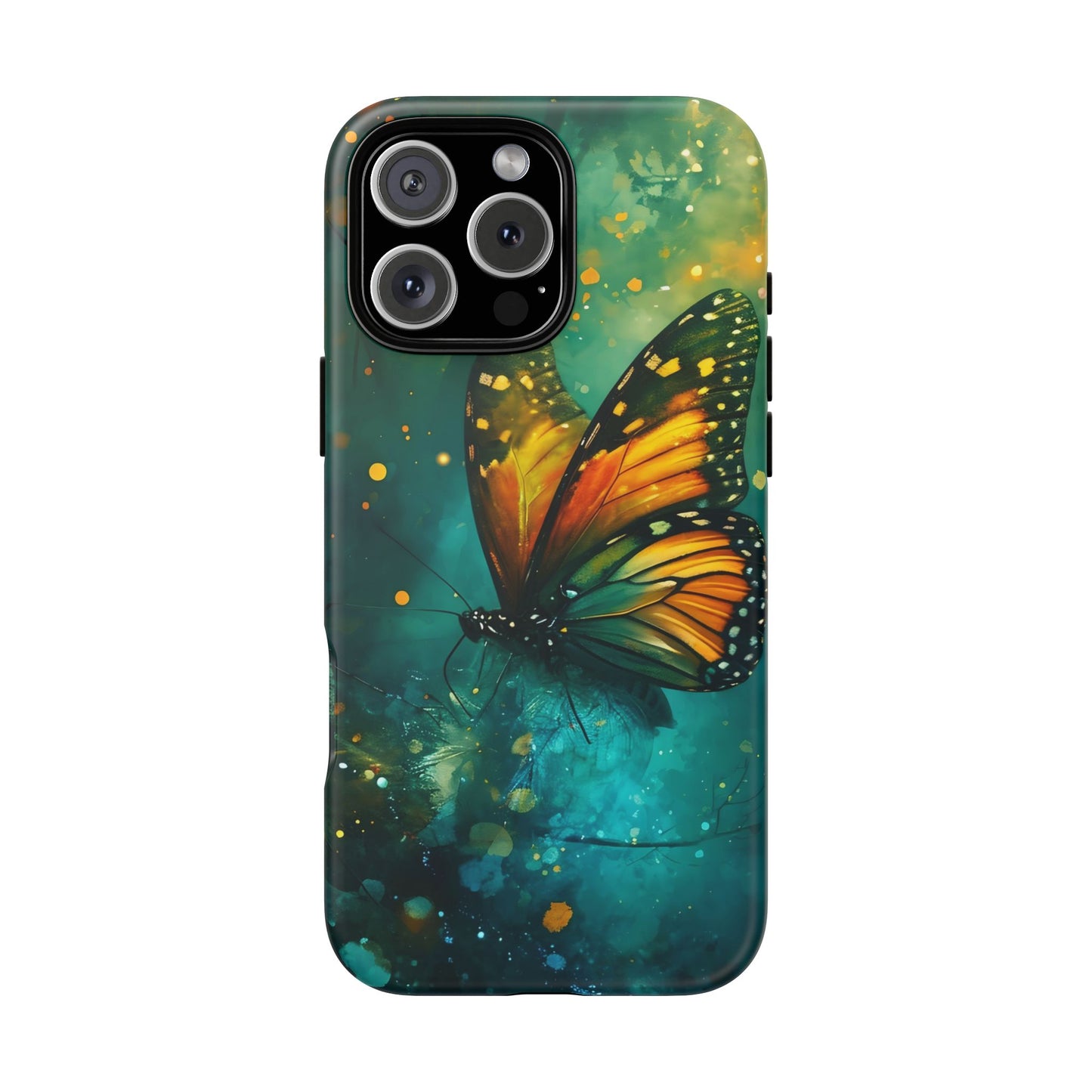 Colorful Butterfly Phone Case, Tough Cases for iPhone and Samsung, Cute Tech Accessories, Nature Lovers Gift, Vibrant Floral Design