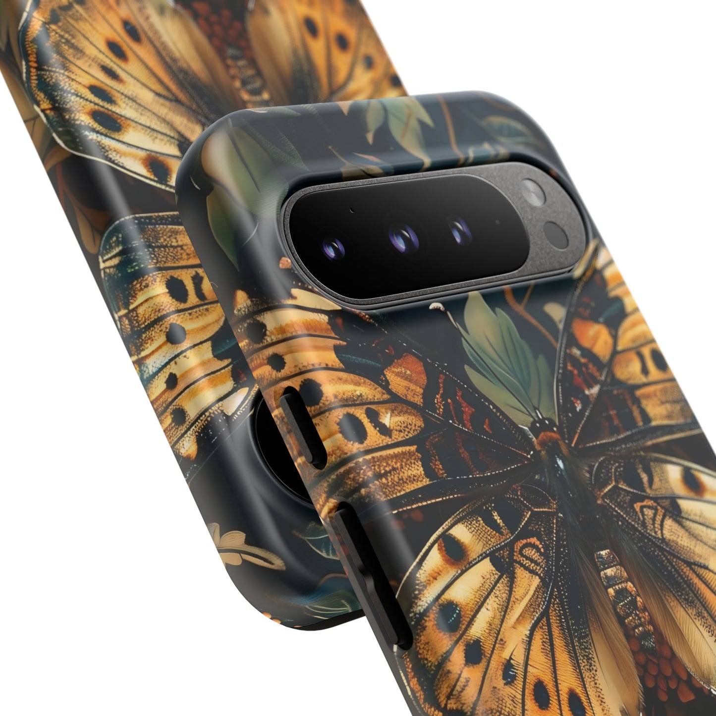 Butterfly Floral Phone Case, Tough Cases, Protective Cover, Unique Gift, Nature Lover, Art Print, Spring Decor