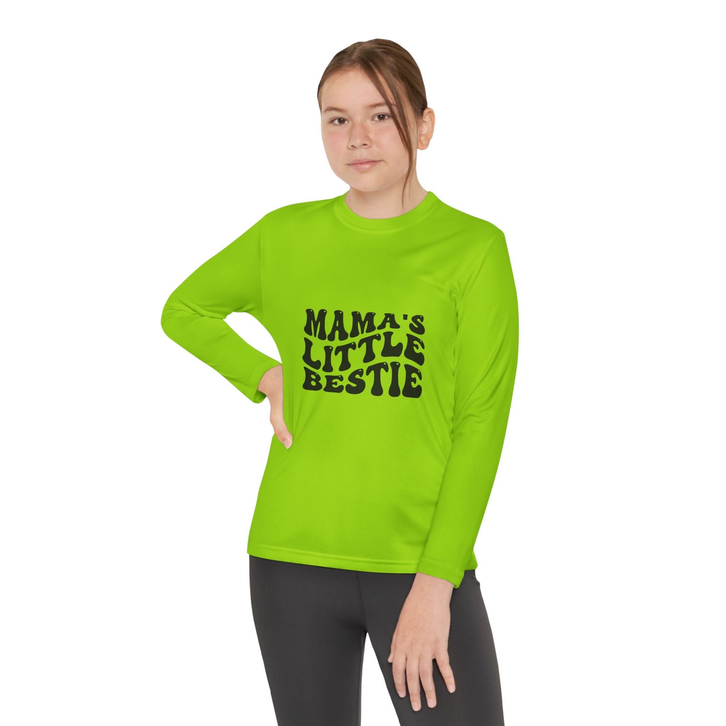 Mama's Little Bestie Youth Long Sleeve Tee
