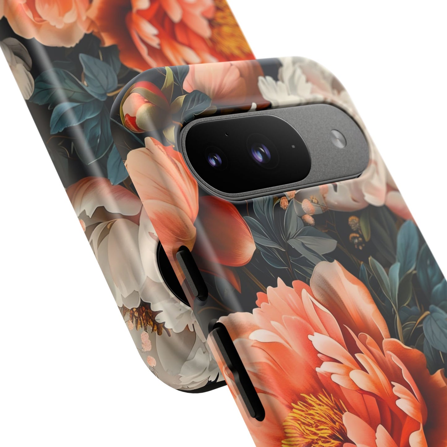 Floral Phone Case - Tough Cases, Durable Cover, Flower Design, Unique Gift, Phone Accessories