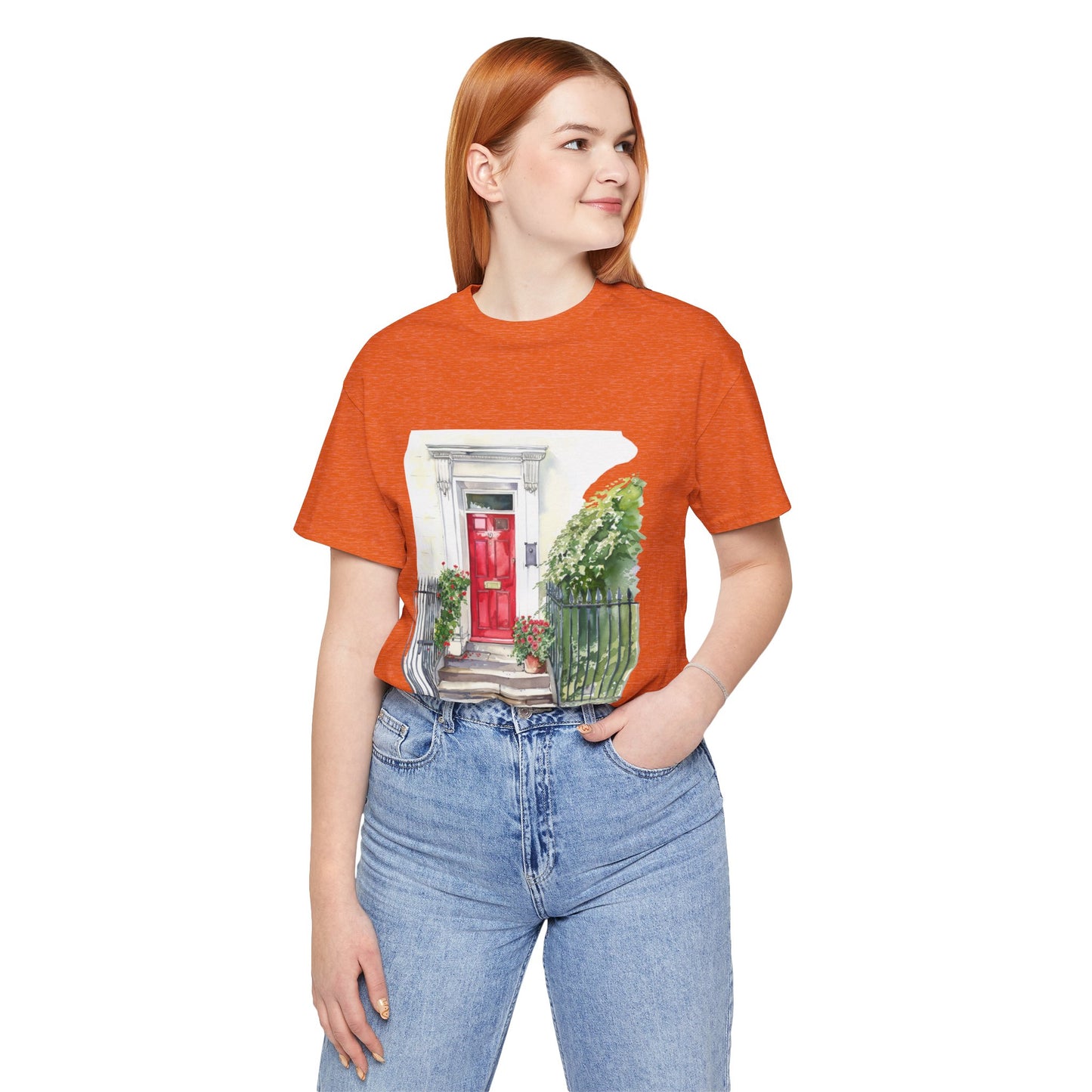 Unisex Jersey Short Sleeve Tee - Greenish British Beauty