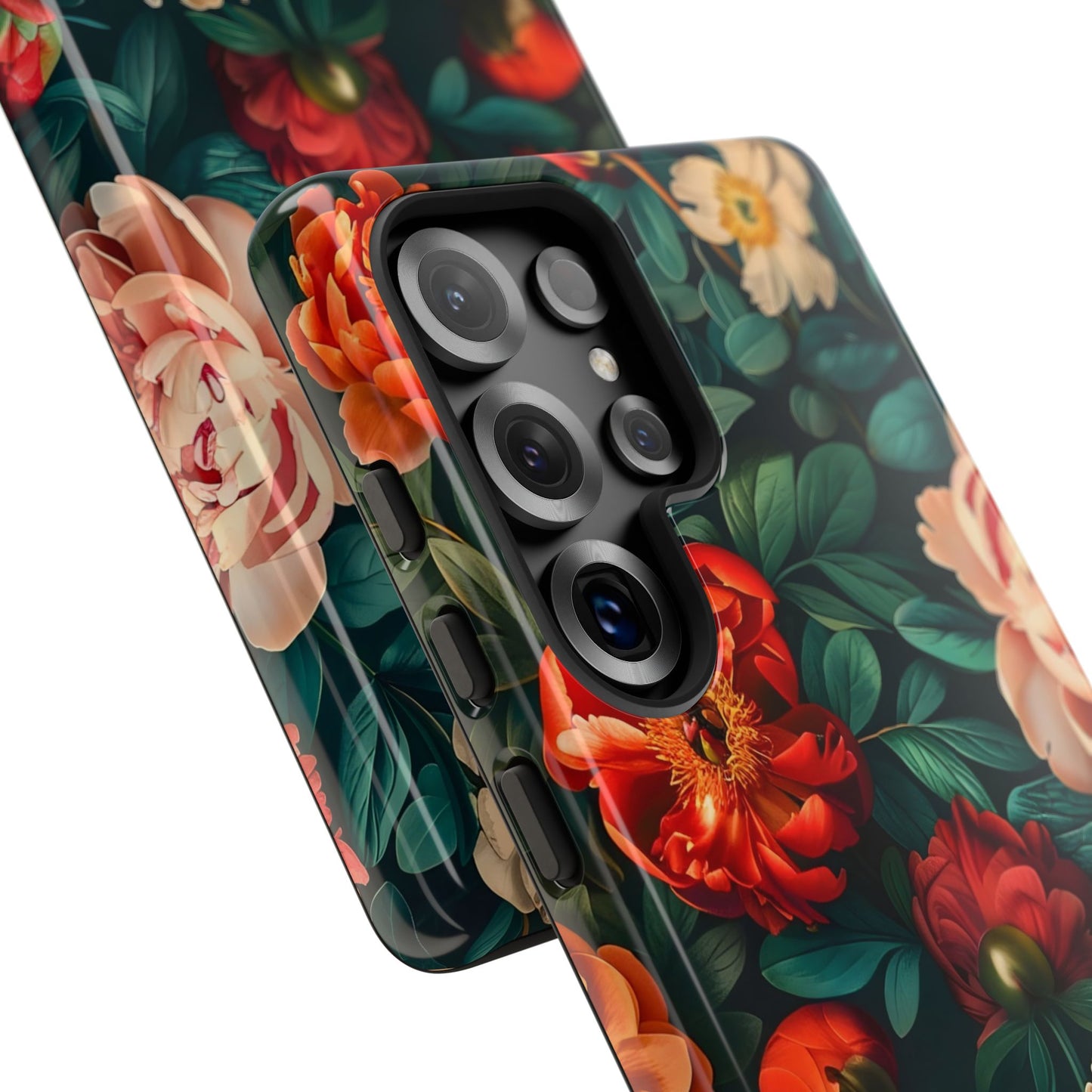 Floral Phone Case - Tough Cases, Vibrant Protection, Gift for Her, Cute Floral Design, Trendy Accessory, Perfect for Spring