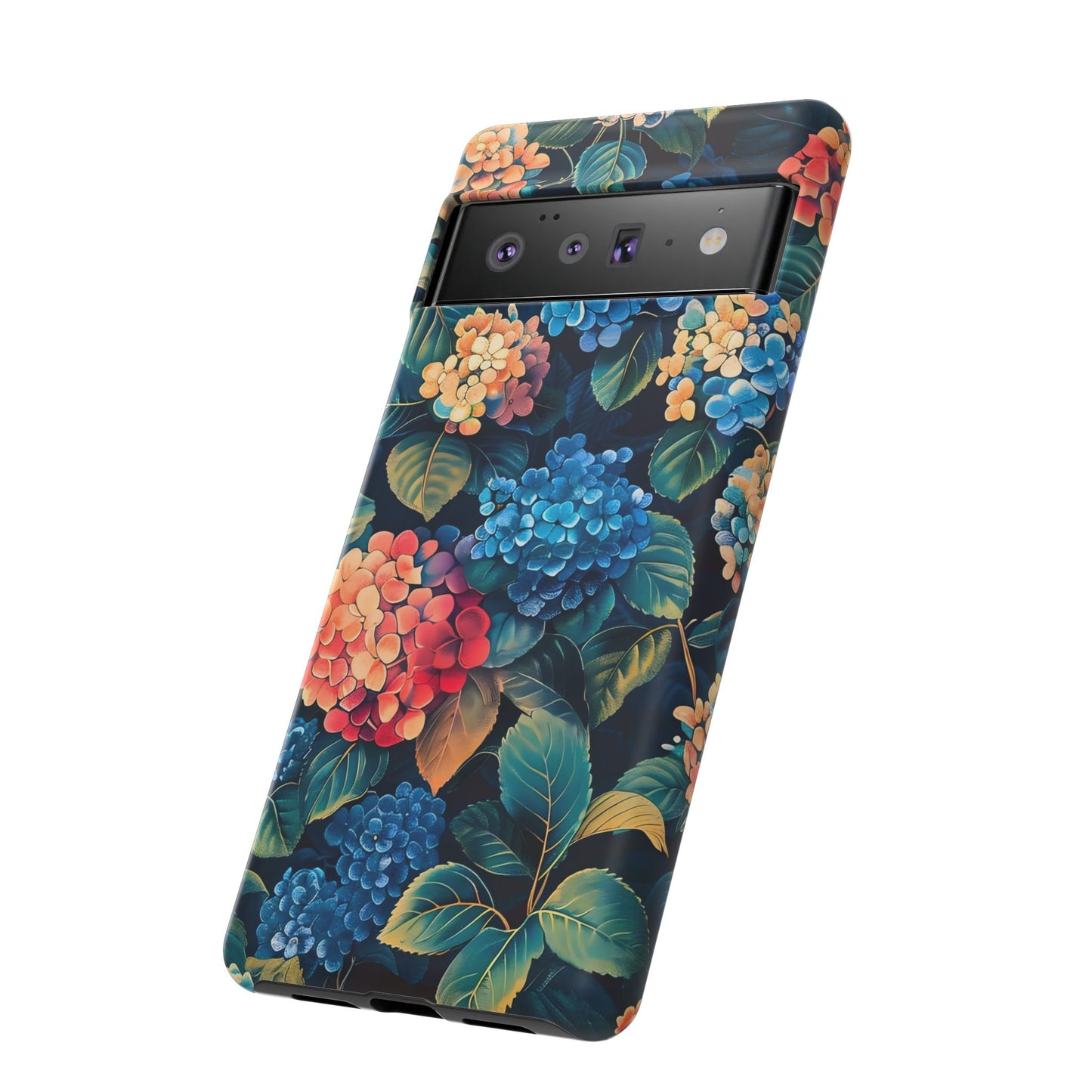 Floral Phone Case, Stylish Tough Case for Gardener Gift, Flower Lover Accessory, Pretty Floral Design, Protective Case