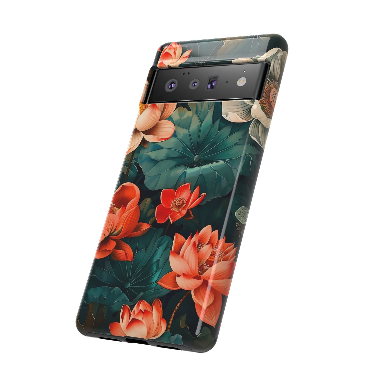 Flower Phone Case, Floral Phone Cover, Tough Case for Floral Lovers, Gift for Her, Stylish Tech Accessories