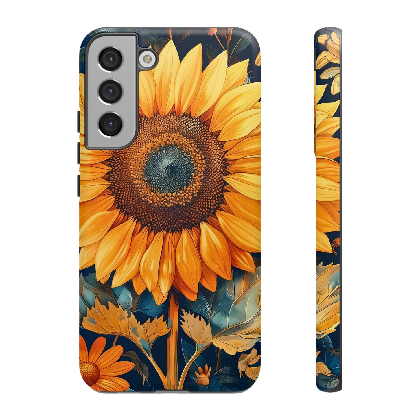 Sunflower Phone Case - Floral Design for Nature Lovers, Cute Spring Accessory, Gift for Her, Eco-Friendly Cover