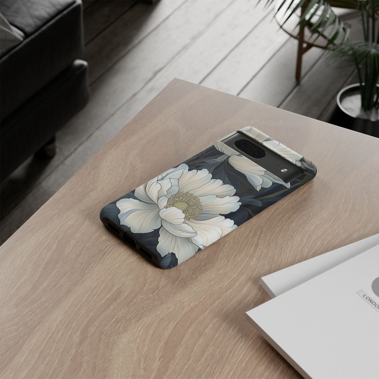 Elegant Floral Phone Case, Floral iPhone Cover, Flower Art Phone Case, Eco-Friendly Mobile Protection, Tough & Stylish Phone Case