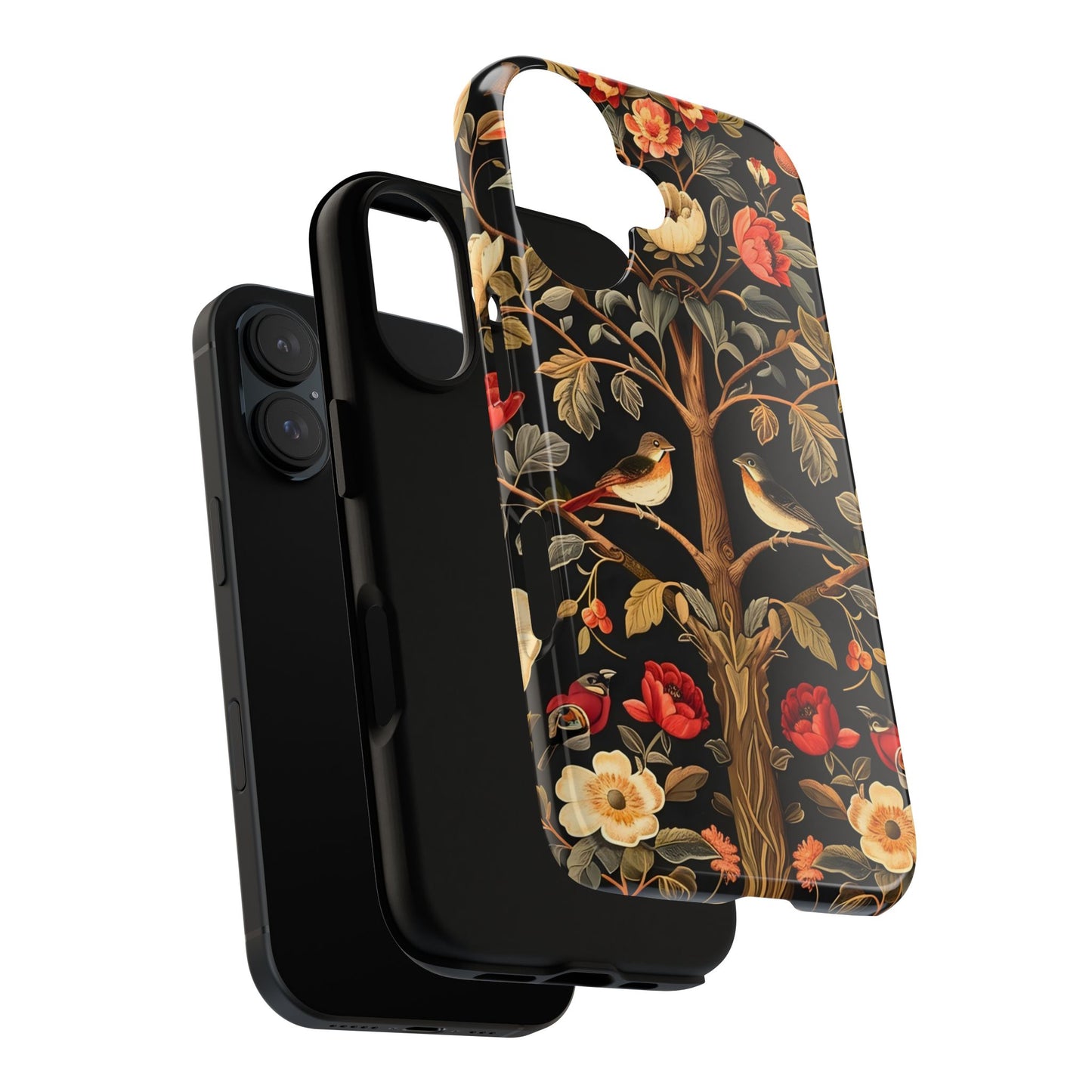 Floral Phone Case - Artistic Tough Cases for Phone Protection, Unique Gifts, Nature-Inspired Design, Eco-Friendly Accessories, Home Decor