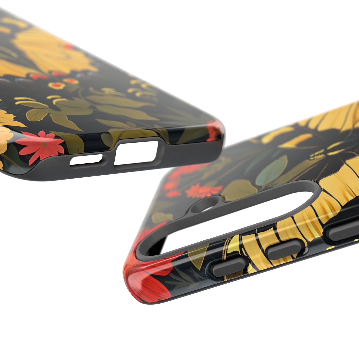 Butterfly Floral Phone Case, Tough Cases with Vibrant Design, Protective Cover for Nature Lovers, Gift for Her