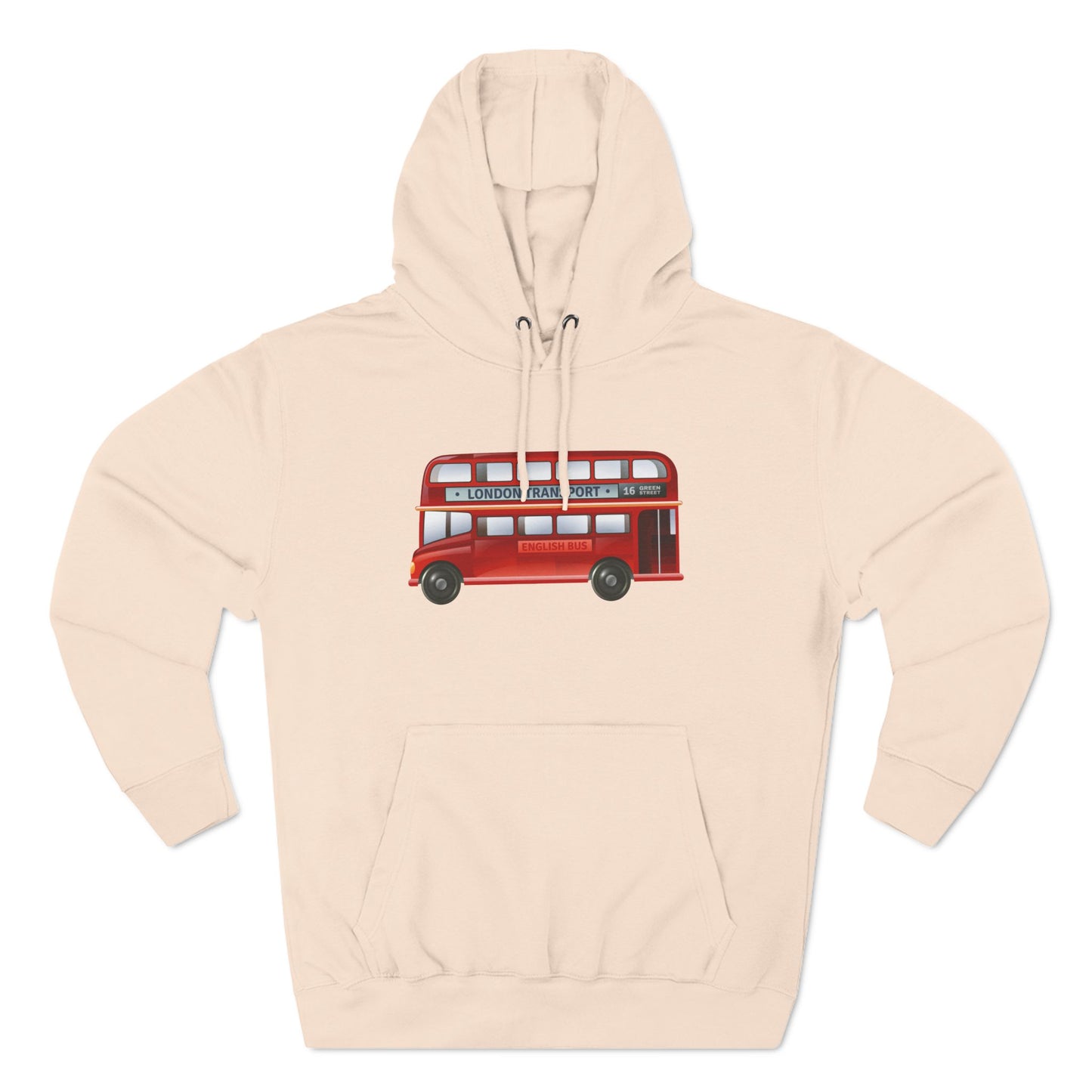 Vintage Car Trendy Three-Panel Fleece Hoodie