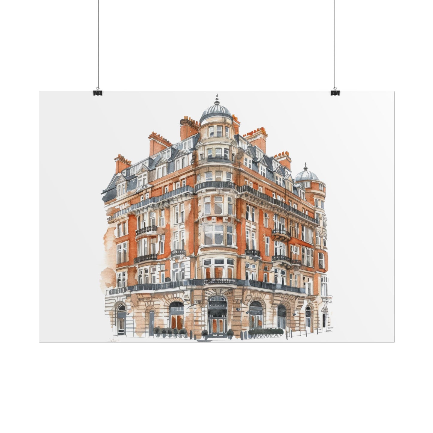 Elegant Architectural Rolled Posters, Art Prints for Home Decor, Gift for Housewarming, Wall Art for Living Room, Unique Art Decor