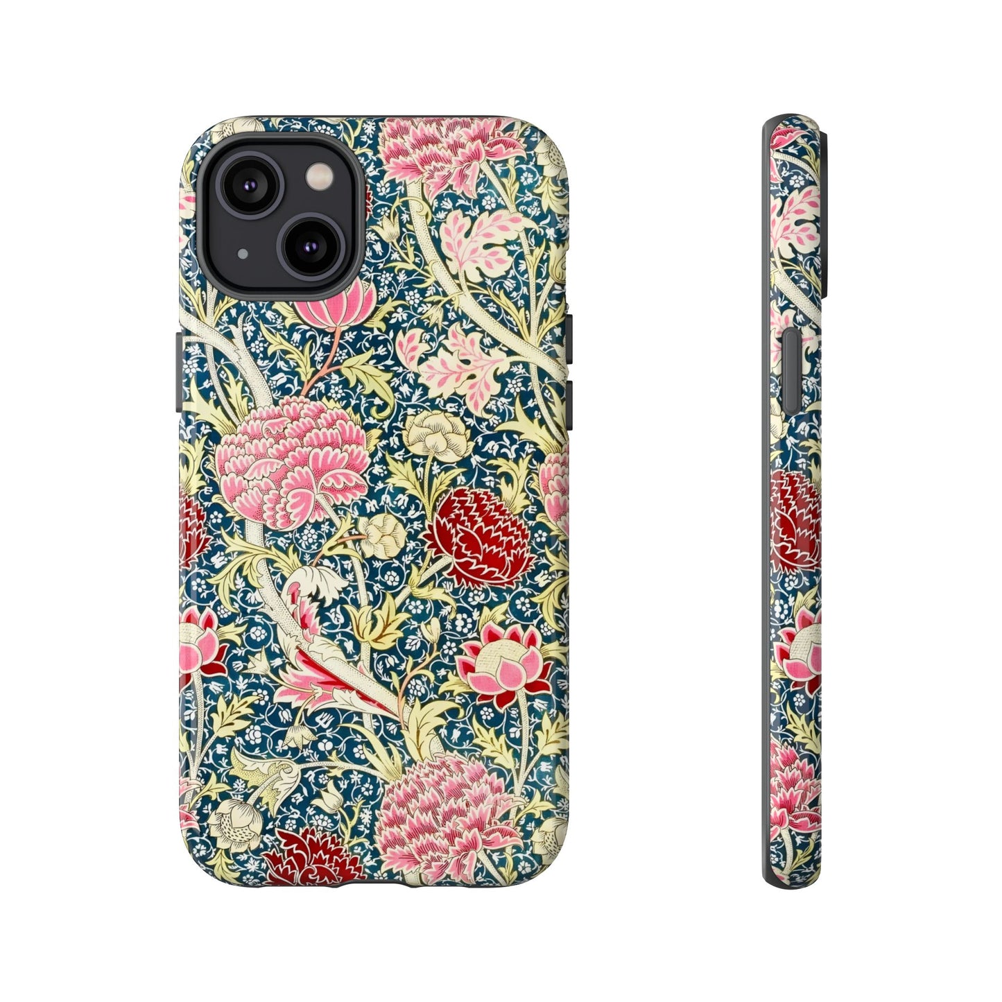 Floral Phone Case, Tough Cases, Durable Phone Cover, Stylish Phone Protector, Gift Idea for Nature Lovers, Floral Pattern Tech Accessories