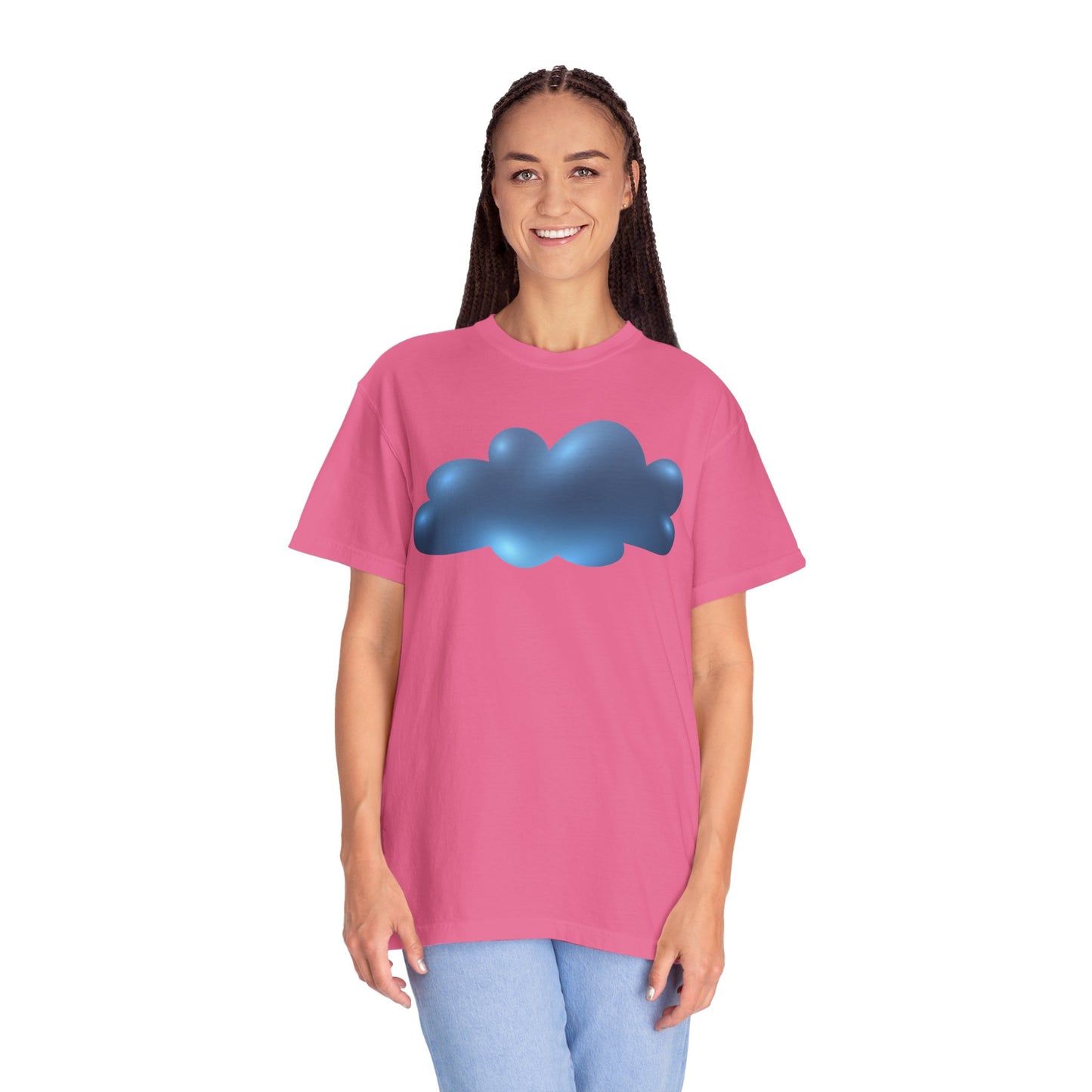 Unisex Garment-Dyed T-shirt - Serene Cloudscape