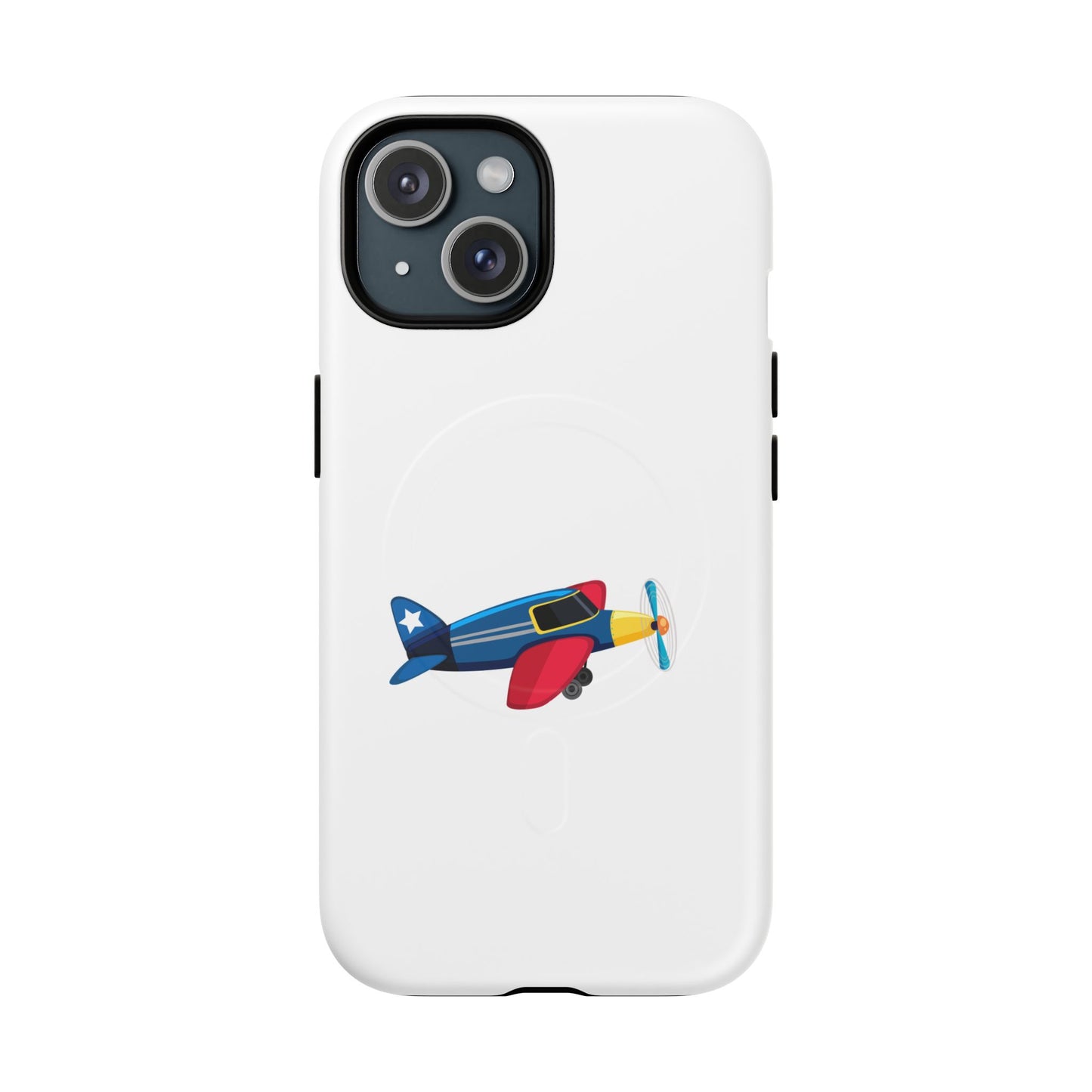 Airplane Tough Magnetic Phone Case, Cute Phone Cover, Gifts for Travelers, Kids and Adults, Aviation Themed, Durable Phone Case
