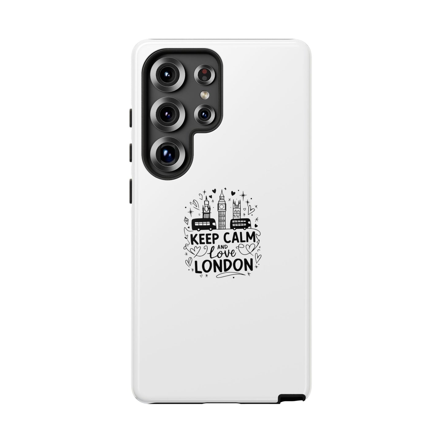 London Keepsake Phone Case - Keep Calm and Love London Design