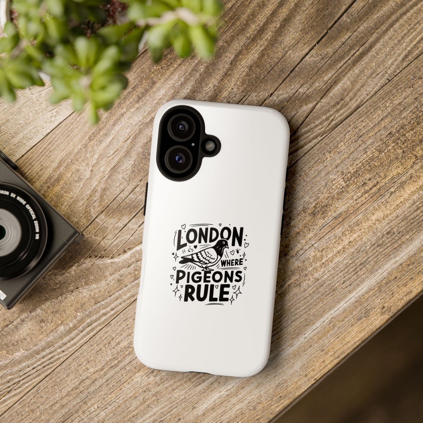 London Pigeons Rule Phone Case – Tough and Stylish Protection for Urban Aficionados