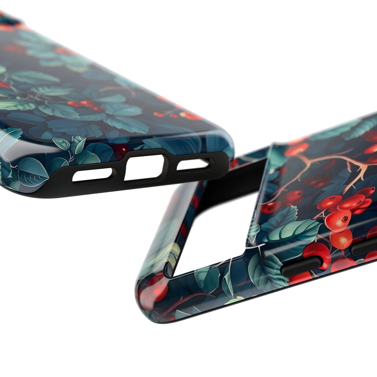Berry Blossom Phone Case - Nature Lover's Gift, Floral Design, Cute Accessory for Spring, Unique Tech Cover, Perfect for Holidays
