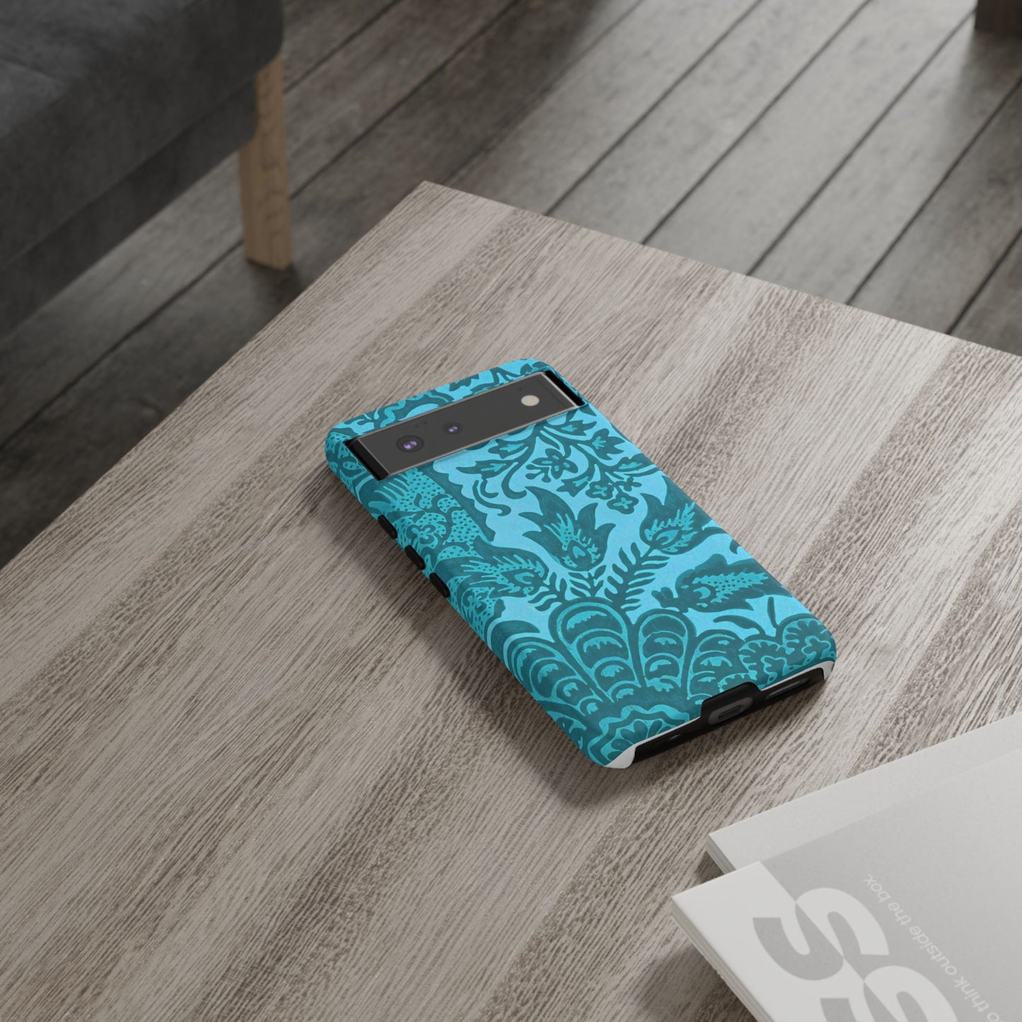 Bohemian Phone Case, Tough Floral Phone Cover, Artistic Phone Protector, Gift for Her, Unique Tech Accessories
