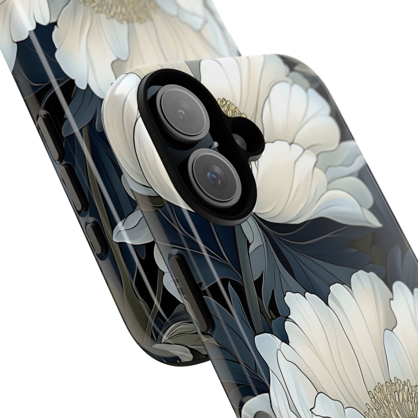 Elegant Floral Phone Case, Floral iPhone Cover, Flower Art Phone Case, Eco-Friendly Mobile Protection, Tough & Stylish Phone Case