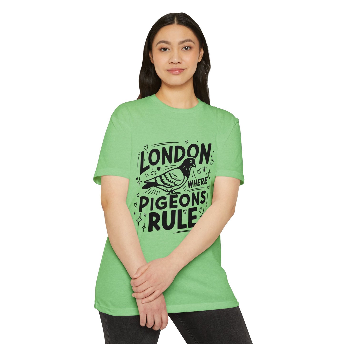 Unisex CVC Jersey T-shirt - London Where Pigeons Rule