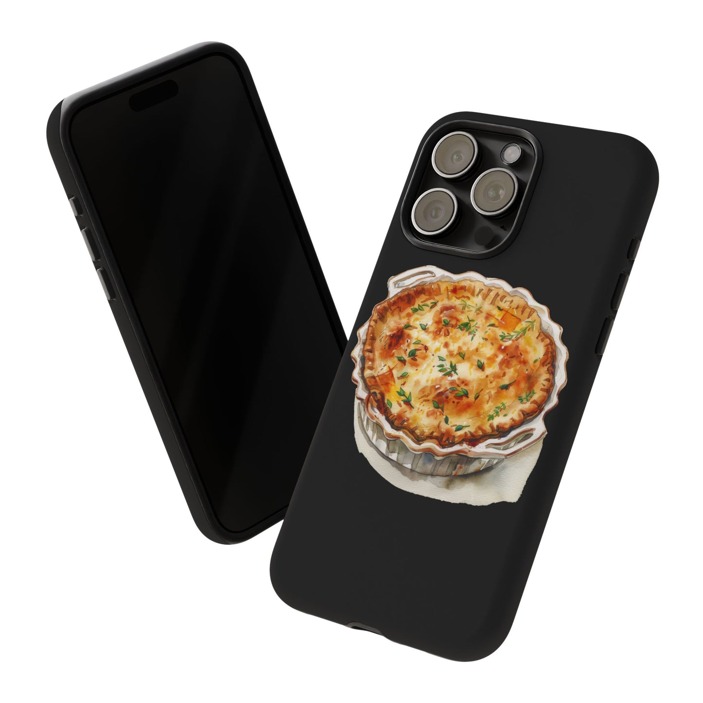 Quiche Phone Case - Funky Kitchen Decor, Foodie Gift, Chef Accessories, Culinary Art, Quirky Phone Cover