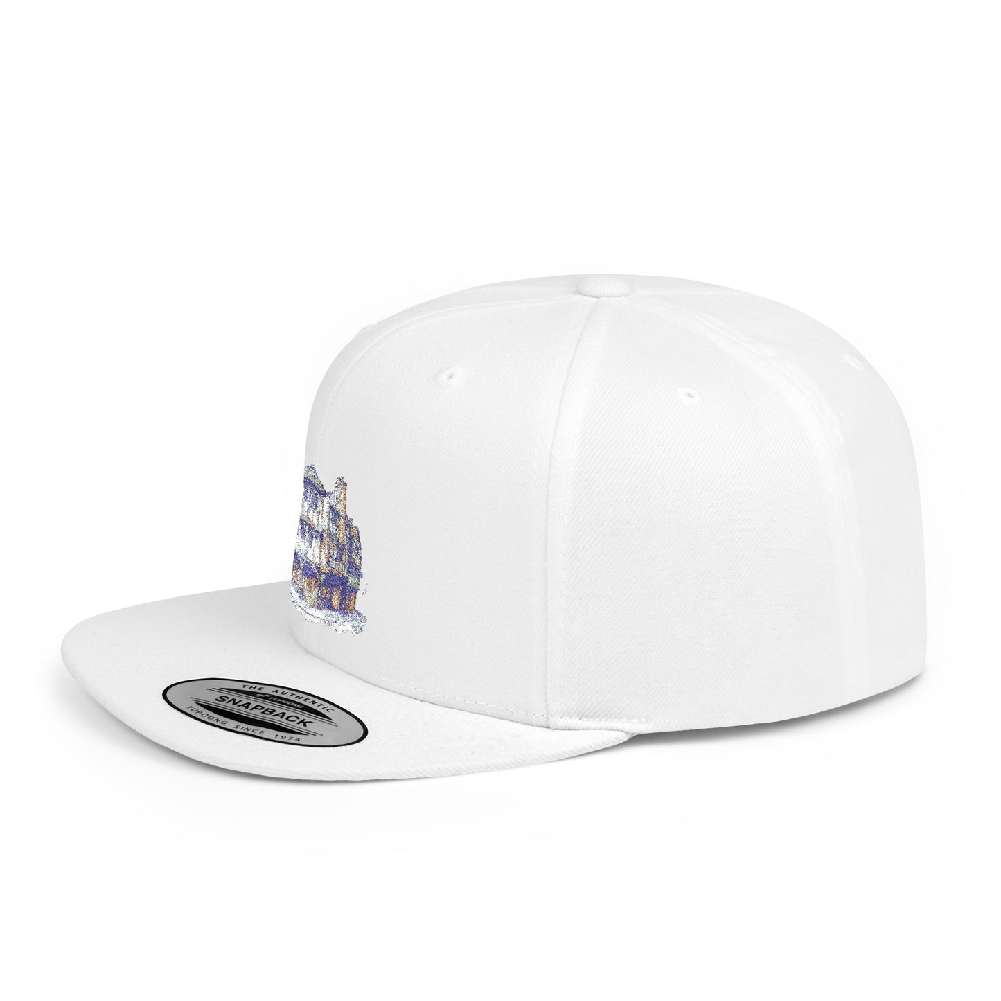 Stylish Flat Bill Snapback Hat, Trendy Cap for Graphic Lovers, Perfect for Festivals, Birthdays, and Everyday Wear