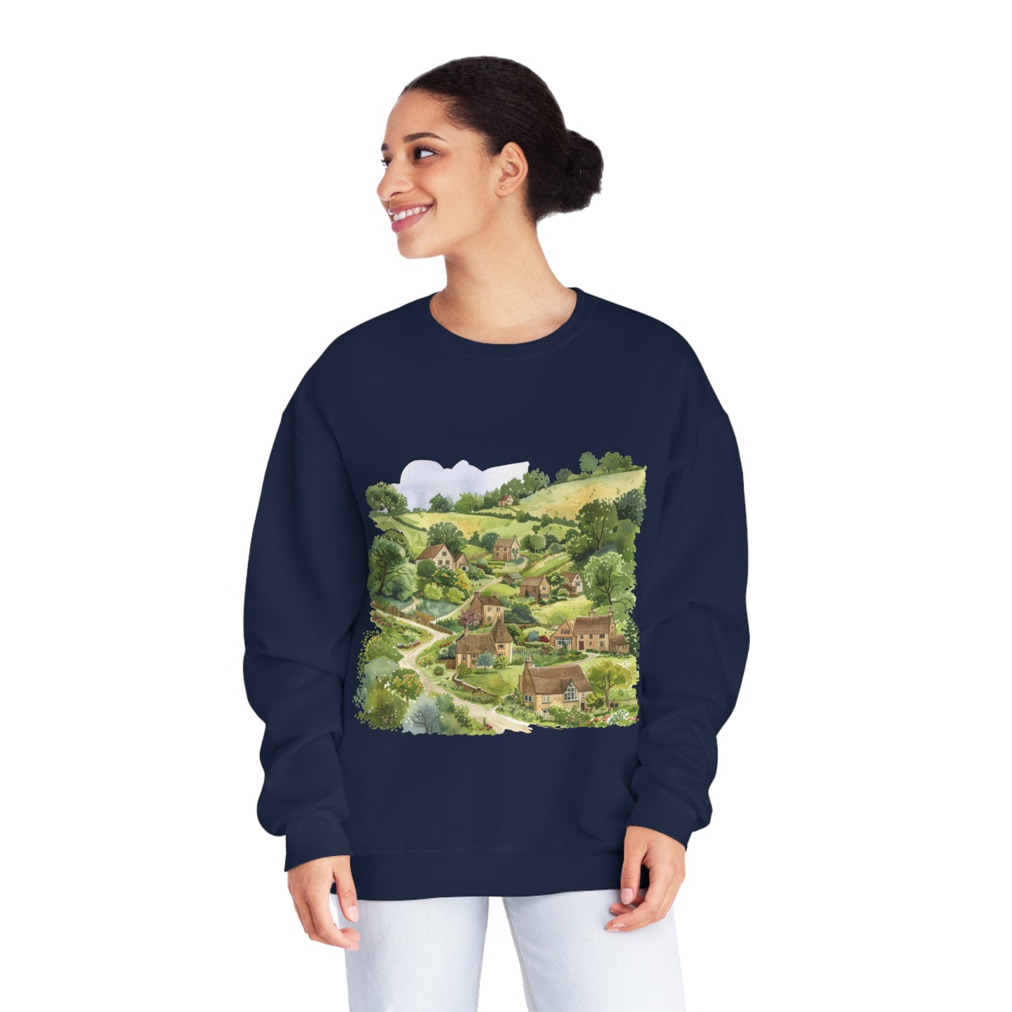 Unisex NuBlend® Crewneck Sweatshirt - Scenic Landscapes and Natural Beauty
