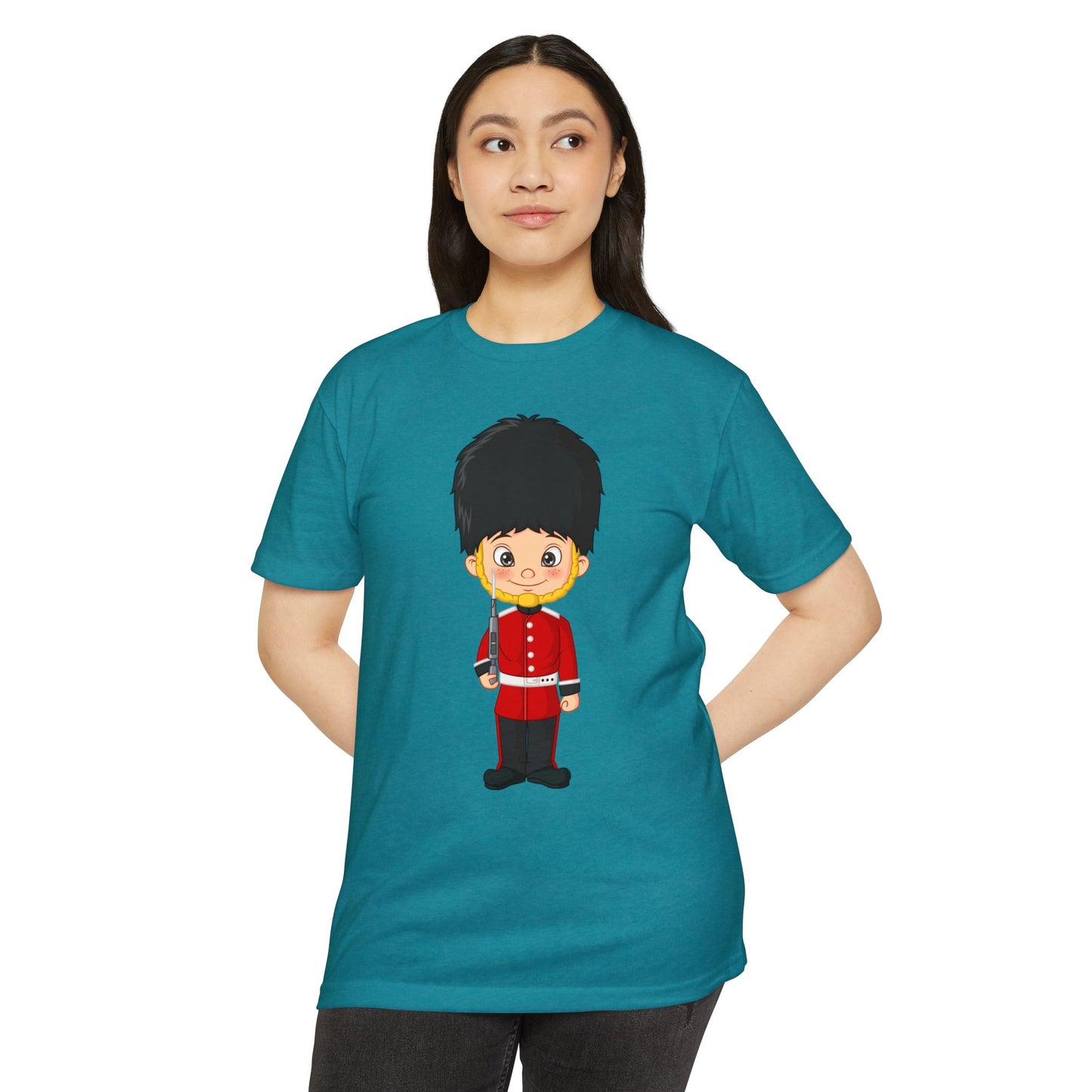 Unisex CVC Jersey T-shirt - Scarlet Pride - The Classic British Soldier