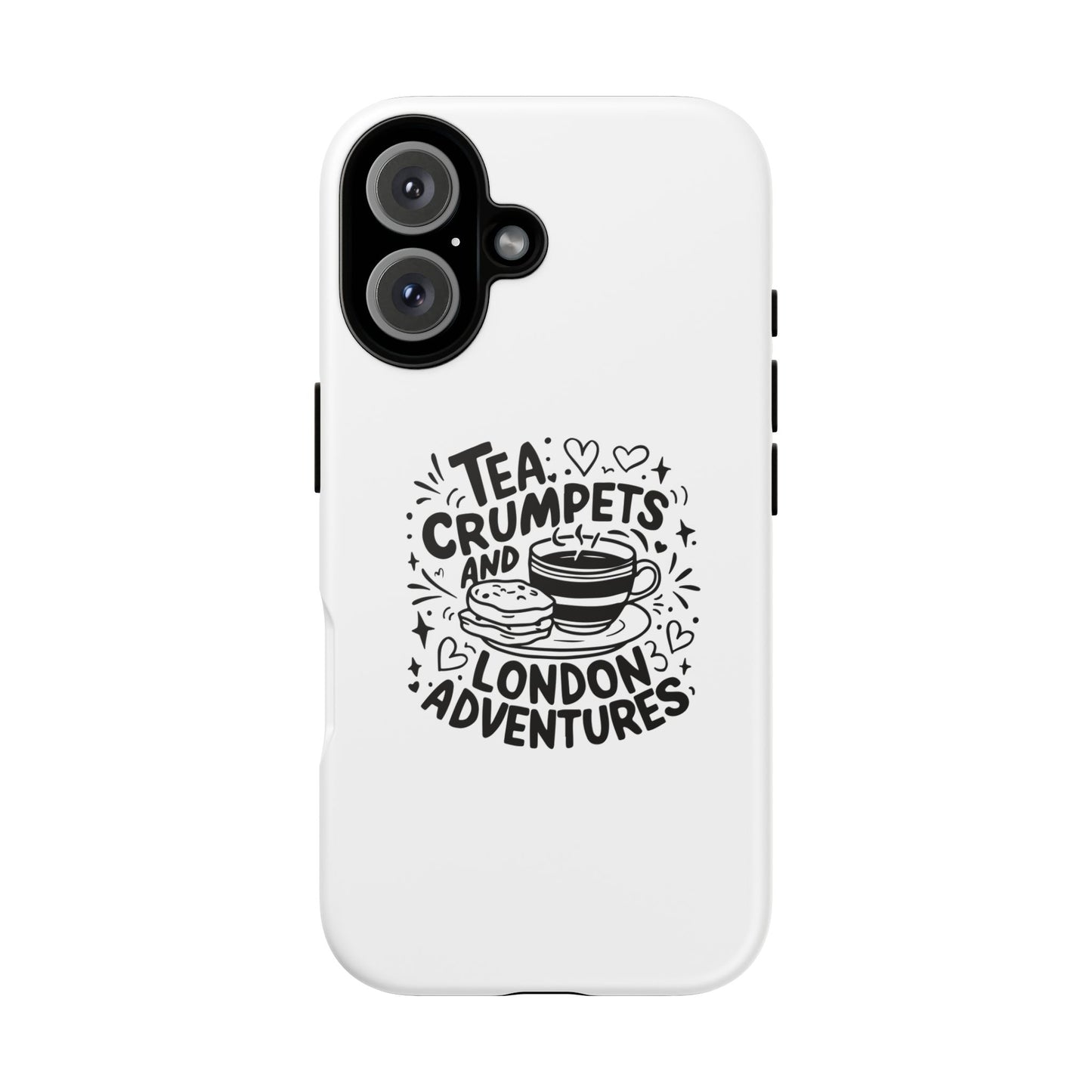 London Adventures Phone Case - Tea & Crumpets Design