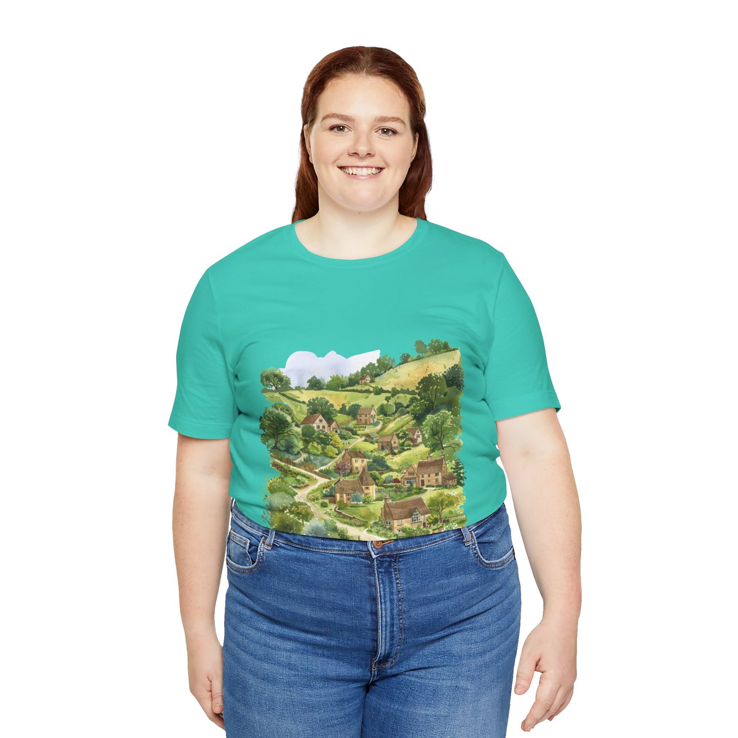 Unisex Jersey Short Sleeve Tee - Enchanting Landscapes of Britain