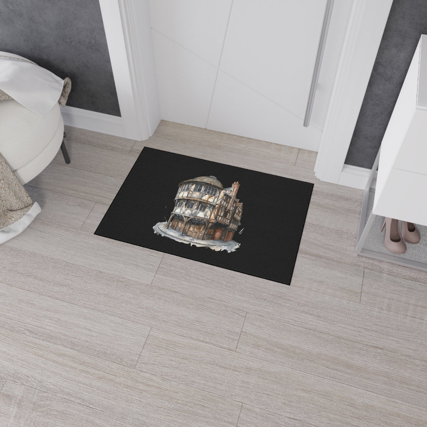 Artistic Heavy Duty Floor Mat - Stylish Entrance Rug, Durable Doormat, Unique Home Decor, Ideal for Entryways, Gifts for New Homeowners