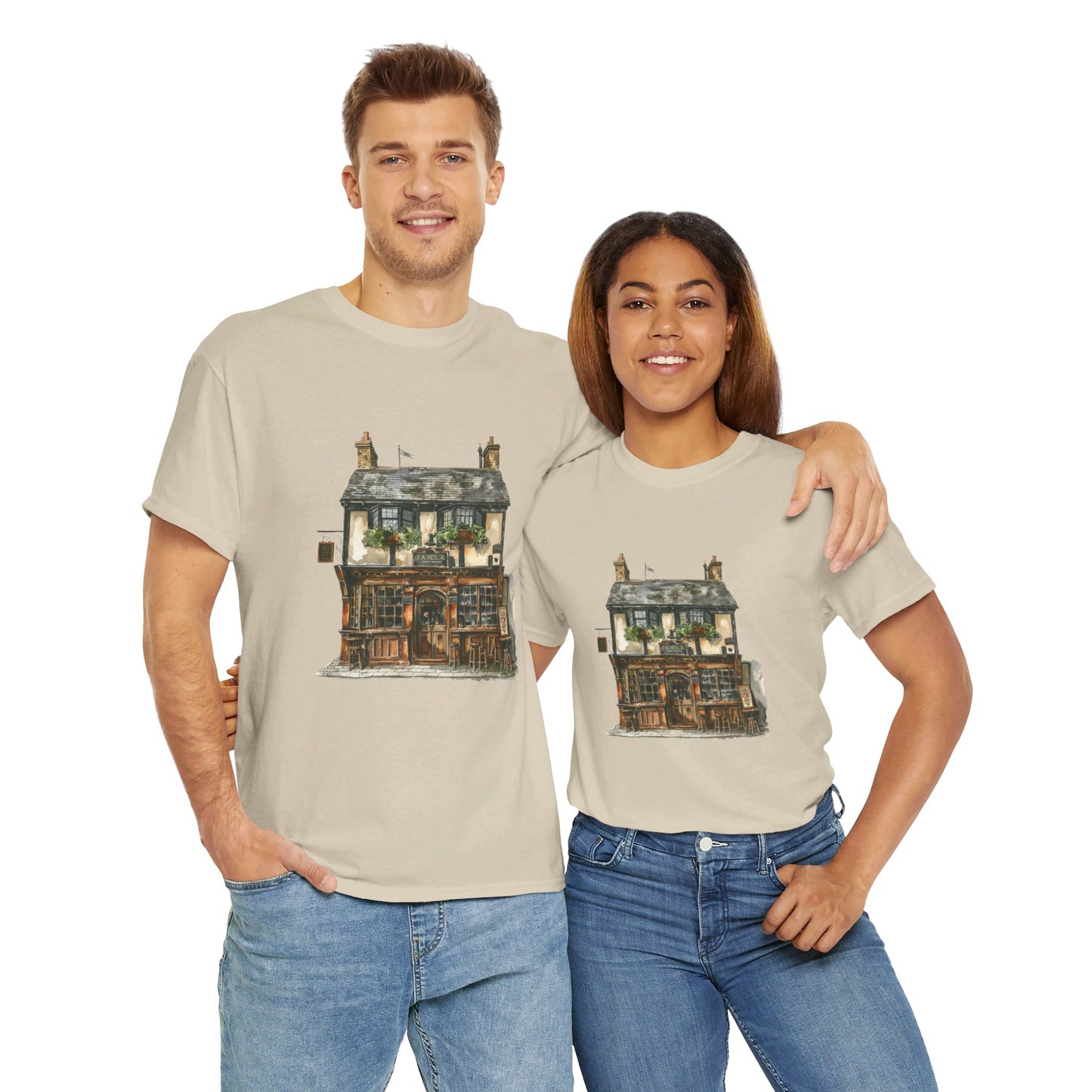 Vintage British House - Classy Unisex Heavy Cotton T-Shirt