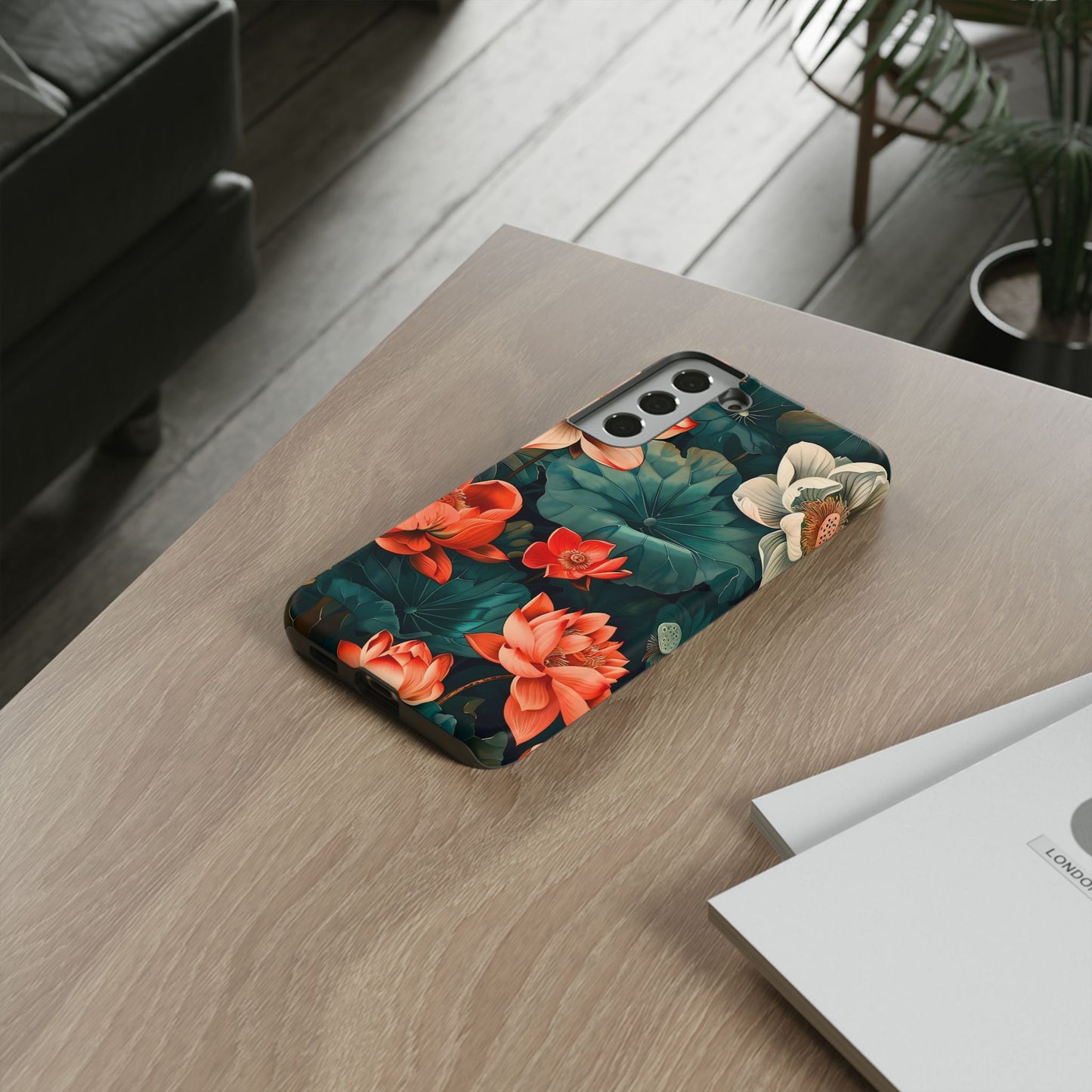 Flower Phone Case, Floral Phone Cover, Tough Case for Floral Lovers, Gift for Her, Stylish Tech Accessories
