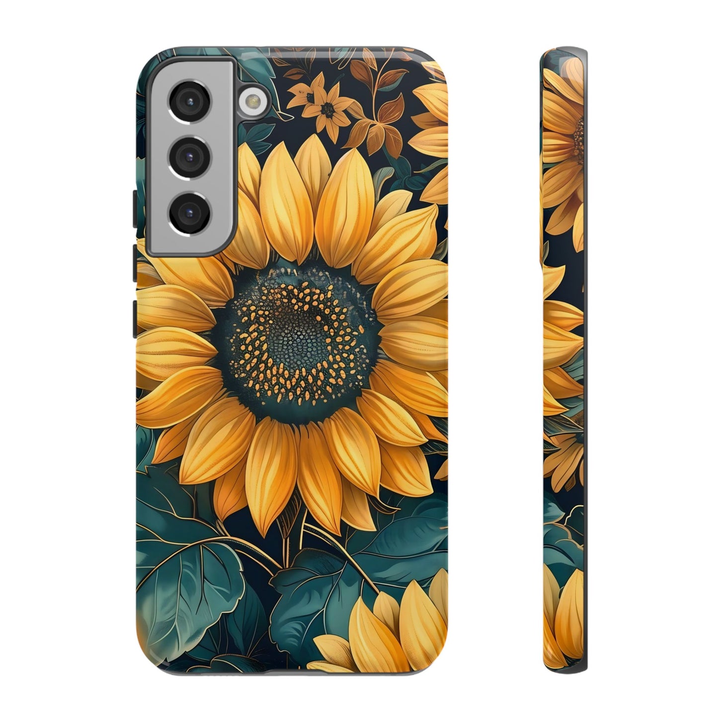 Sunflower Phone Case - Bright Floral Design, Stylish Tough Cover for Sunflower Lovers, Gift for Plant Enthusiasts, Mom Gift, Nature Lovers