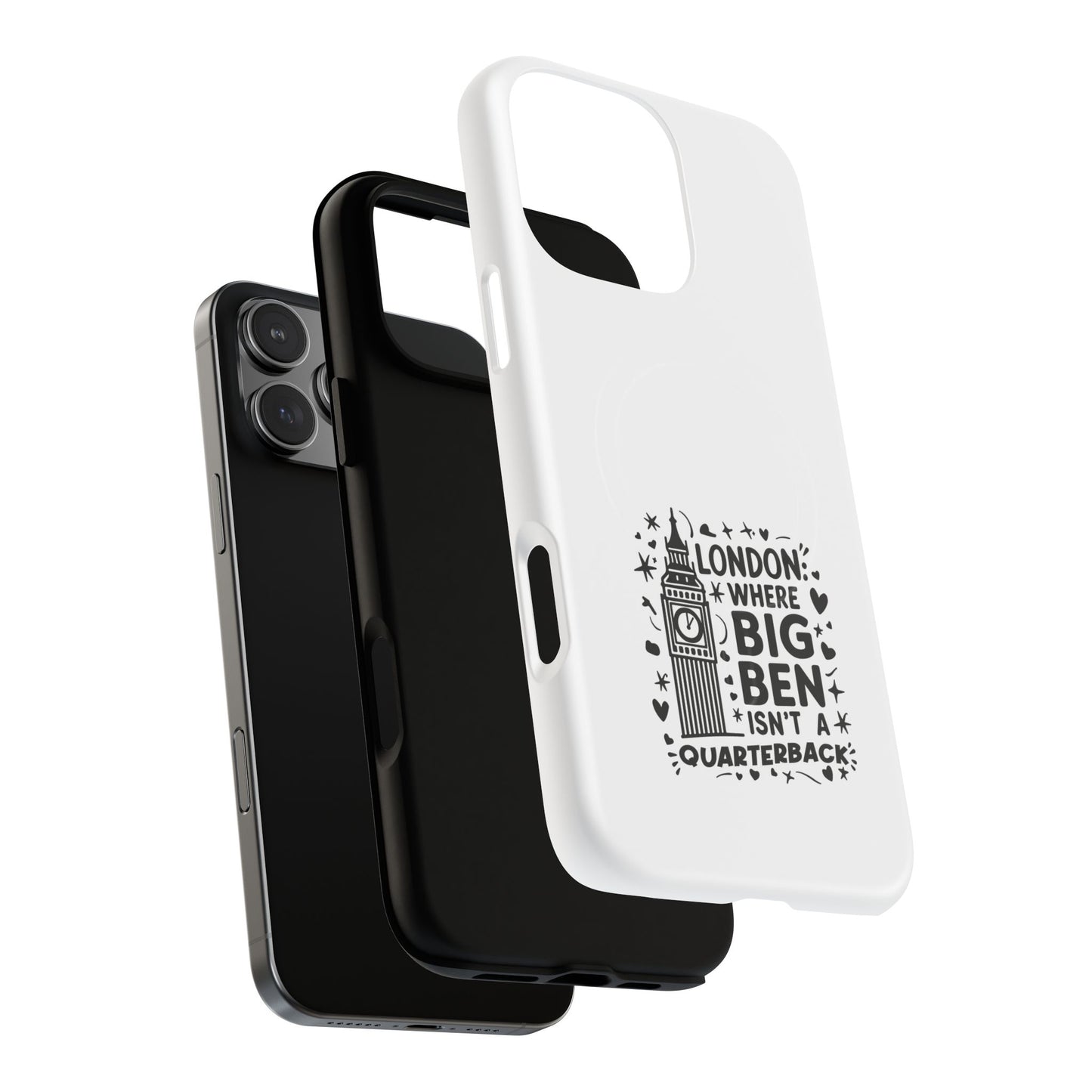 Magnetic Phone Case - London Big Ben Design, Protective Cover, Gift for Travelers, Trendy Accessory, Unique Phone Case