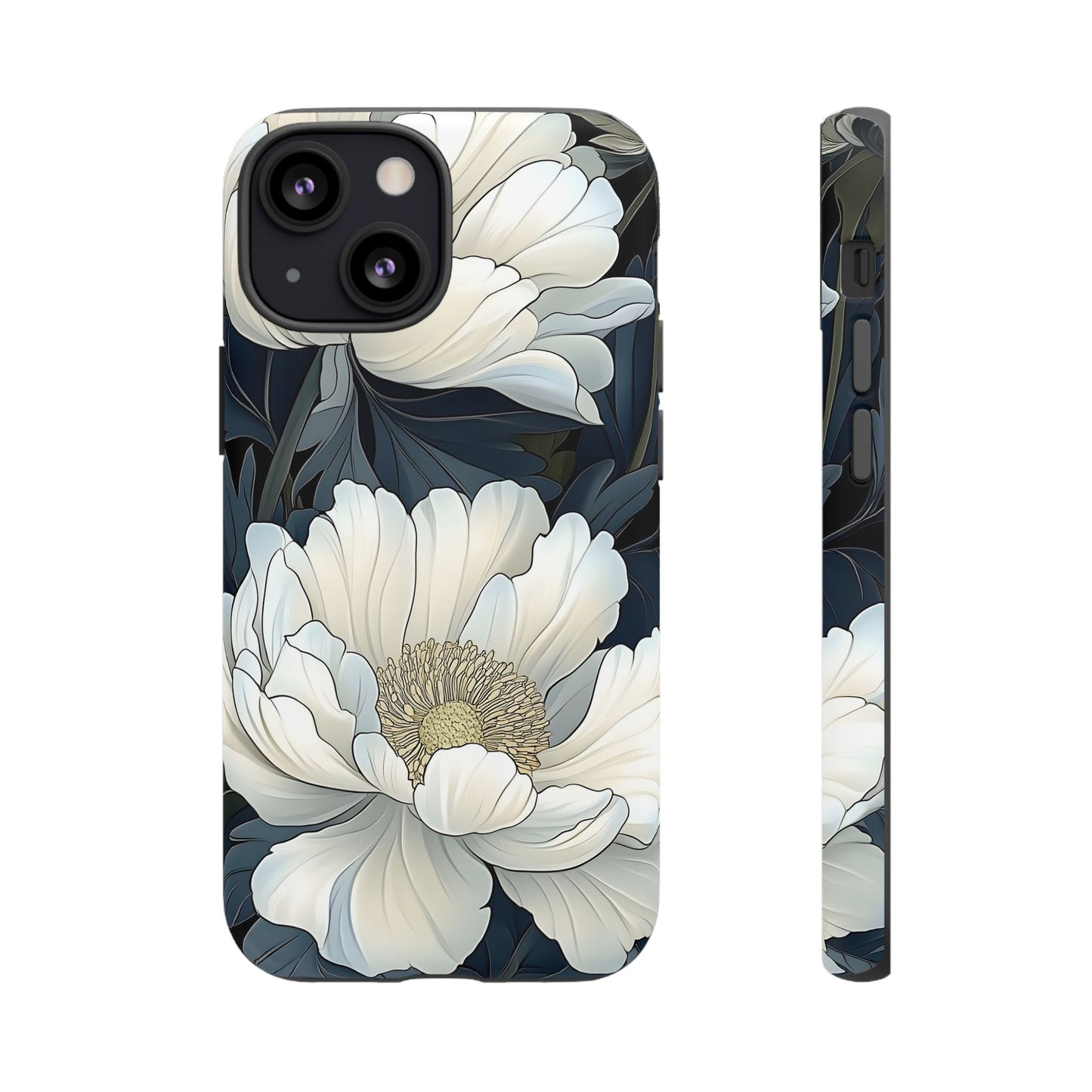 Elegant Floral Phone Case, Floral iPhone Cover, Flower Art Phone Case, Eco-Friendly Mobile Protection, Tough & Stylish Phone Case