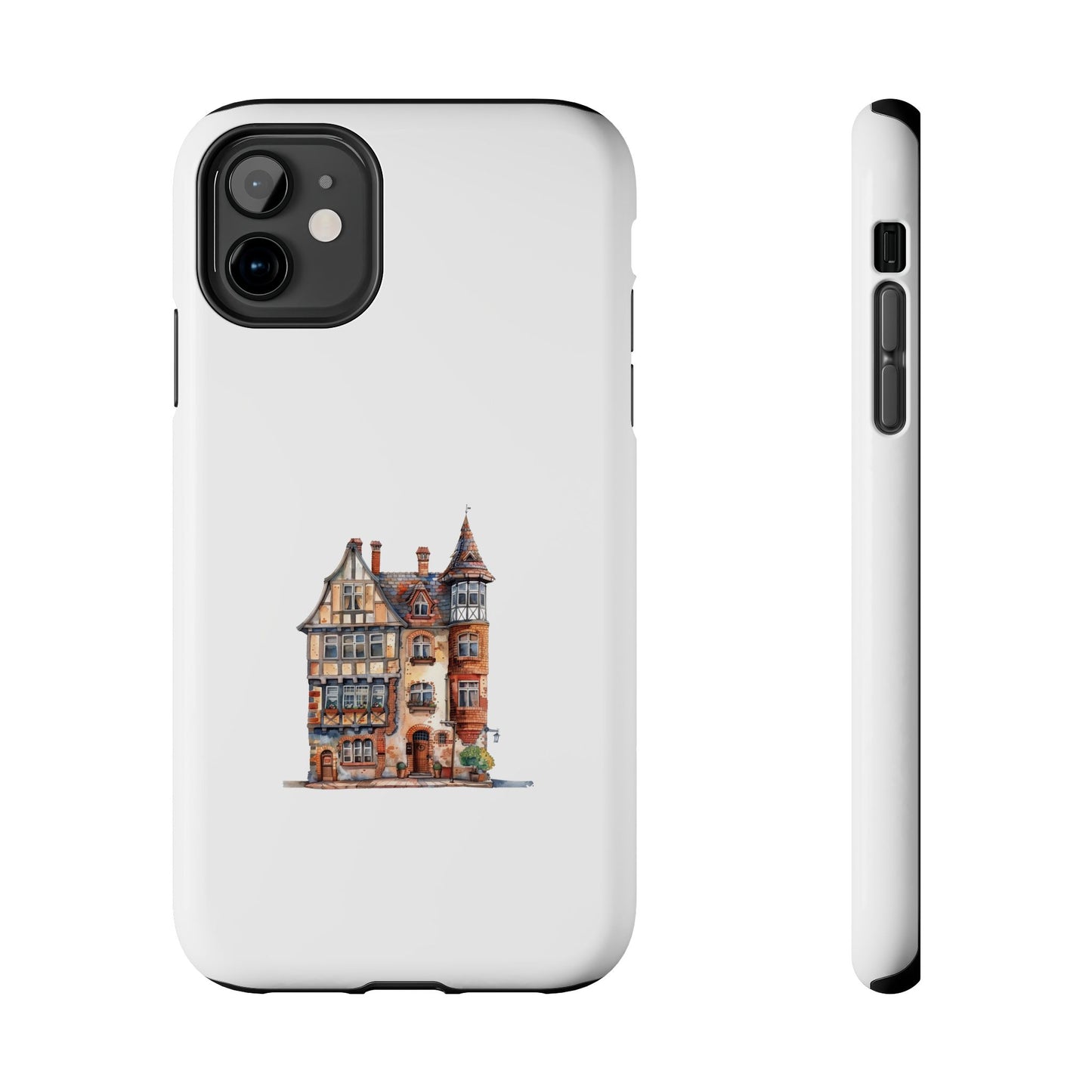 Artistic Tough Phone Cases with Vintage Architecture Design