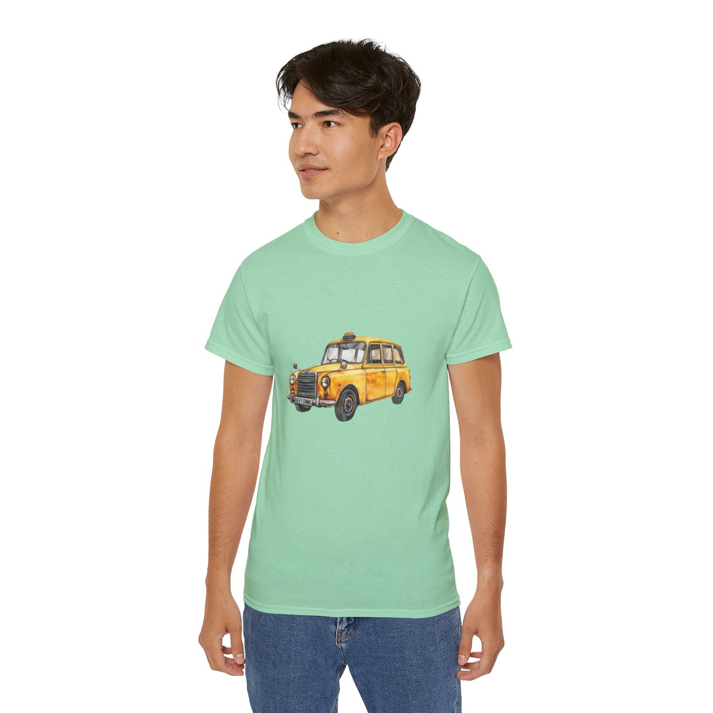 Unisex Ultra Cotton Tee - British Vintage Car - Classic Elegance and Timeless Styled
