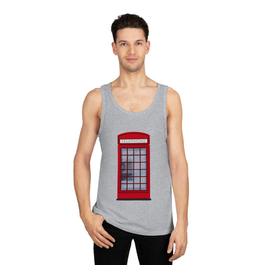 Unisex Softstyle™ Tank Top - Classic Red Phone Box