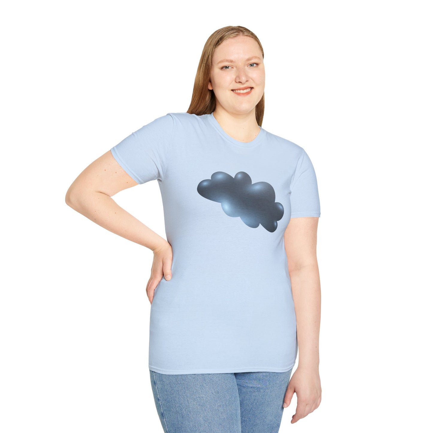 Unisex Softstyle T-Shirt - Serene Cloudscape - Dreamy Cloud