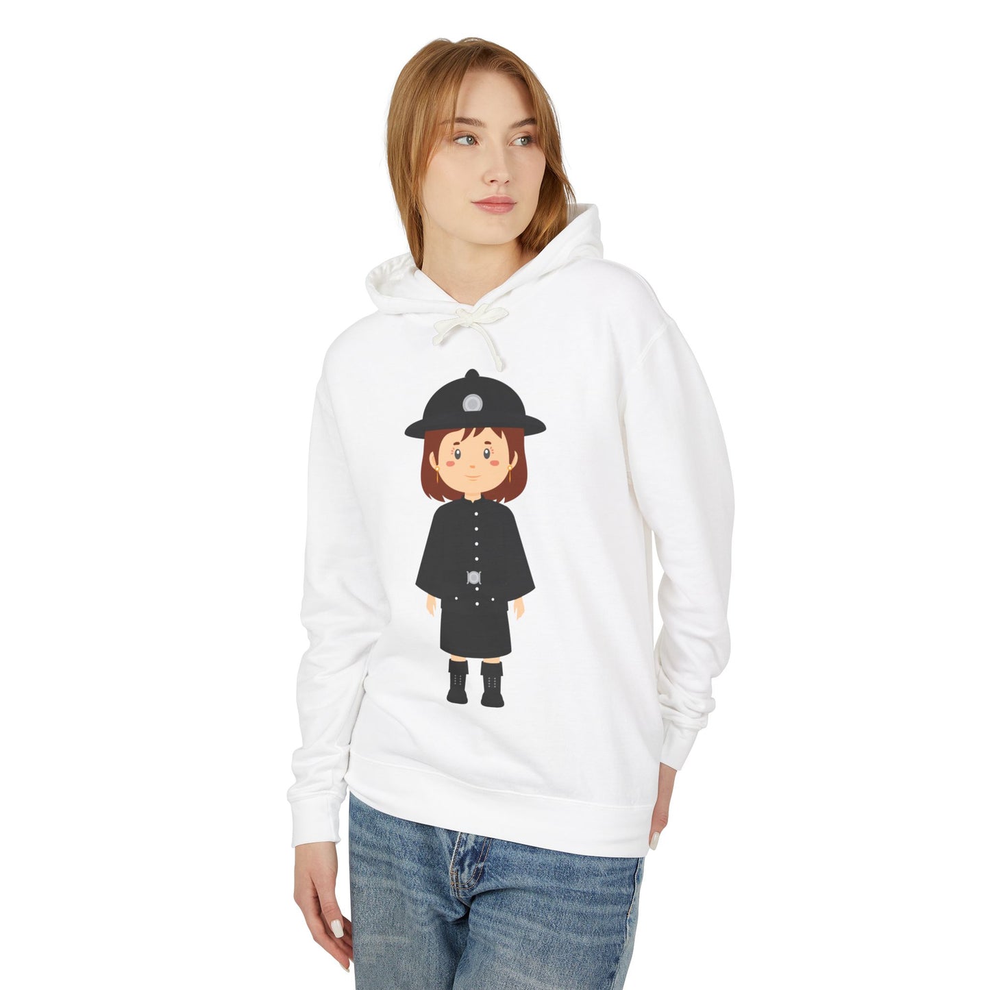 Unisex Lightweight Hooded Sweatshirt - Guarding Tradition - The British Redcoat