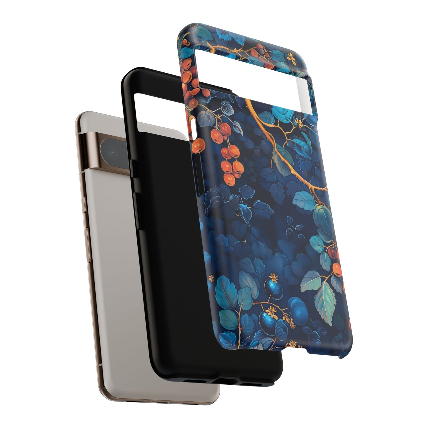 Artistic Phone Case with Floral Design, Tough Cases for iPhone, Nature-Inspired Accessory, Unique Gift for Her, Protective Cover
