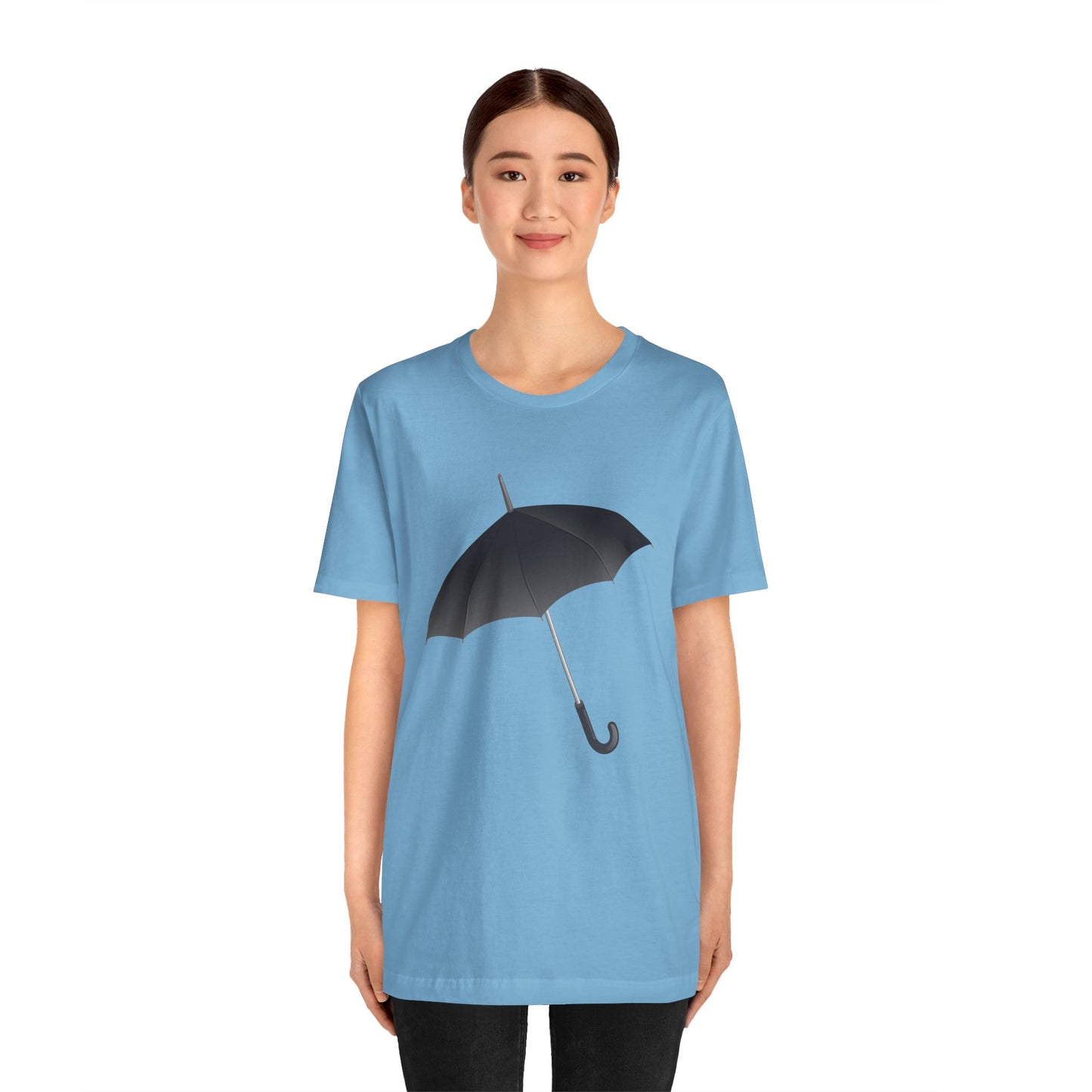 Unisex Jersey Short Sleeve Tee - Regal Royal Umbrella - Elegant and Majestic