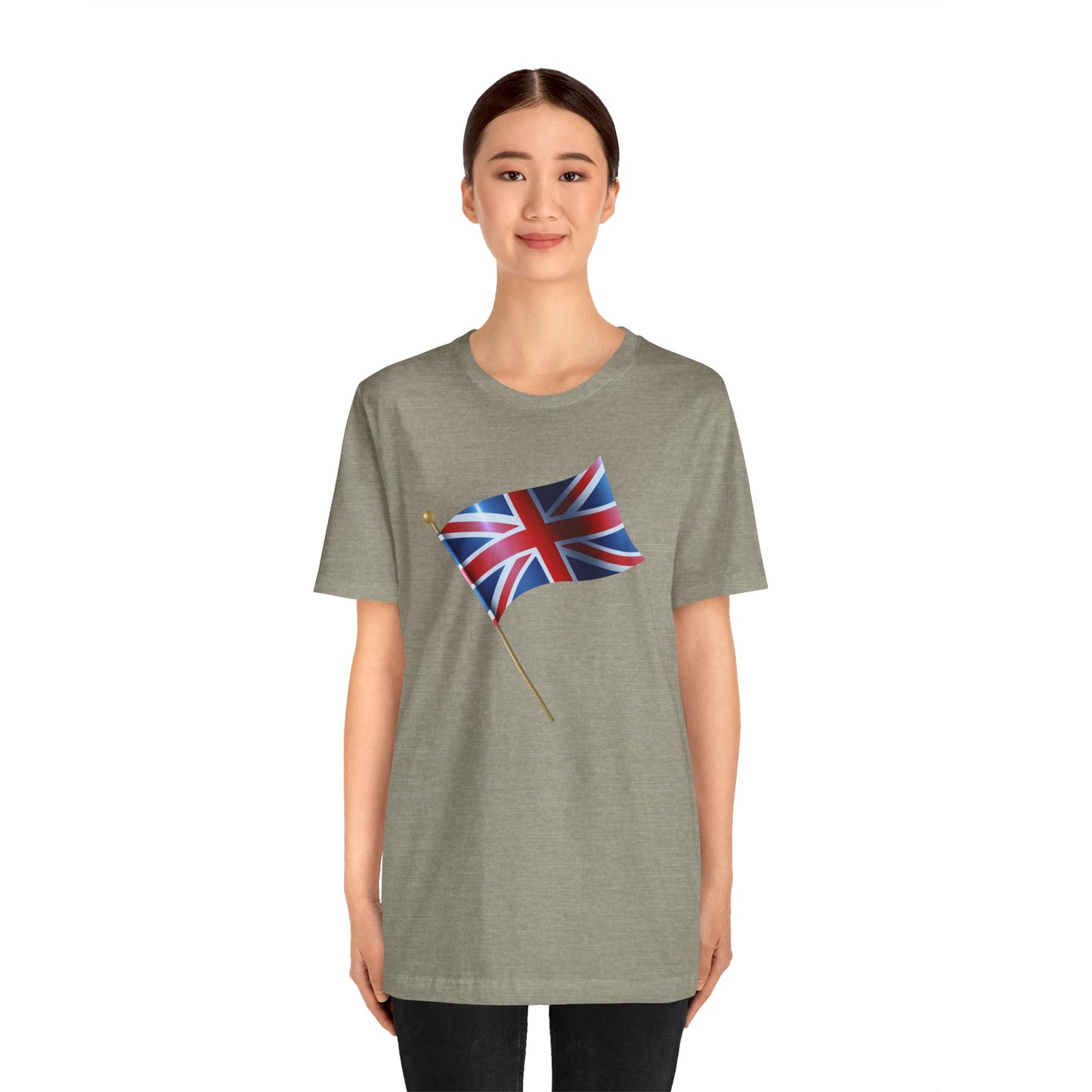 Unisex Jersey Short Sleeve Tee - Classic UK Flag Design - Union Jack Symbol