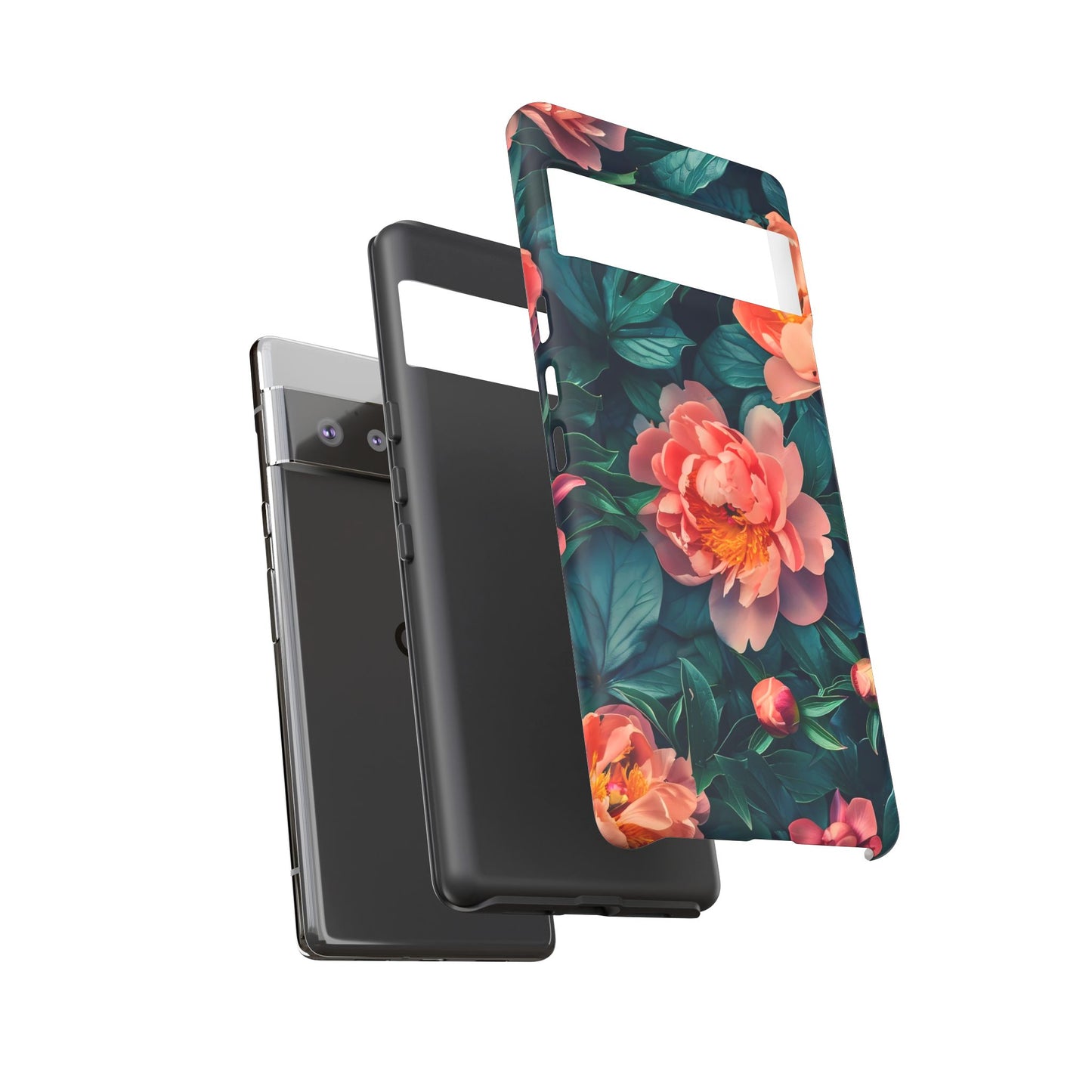Floral Phone Case - Tough Cases, Flower Design, Botanical Art, Phone Accessory, Gift for Her, Nature Lovers