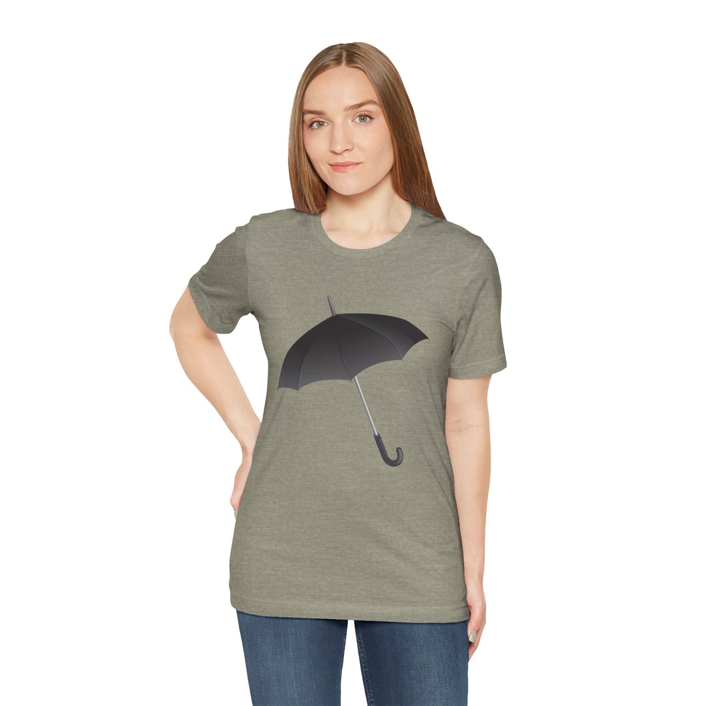 Unisex Jersey Short Sleeve Tee - Regal Royal Umbrella - Elegant and Majestic