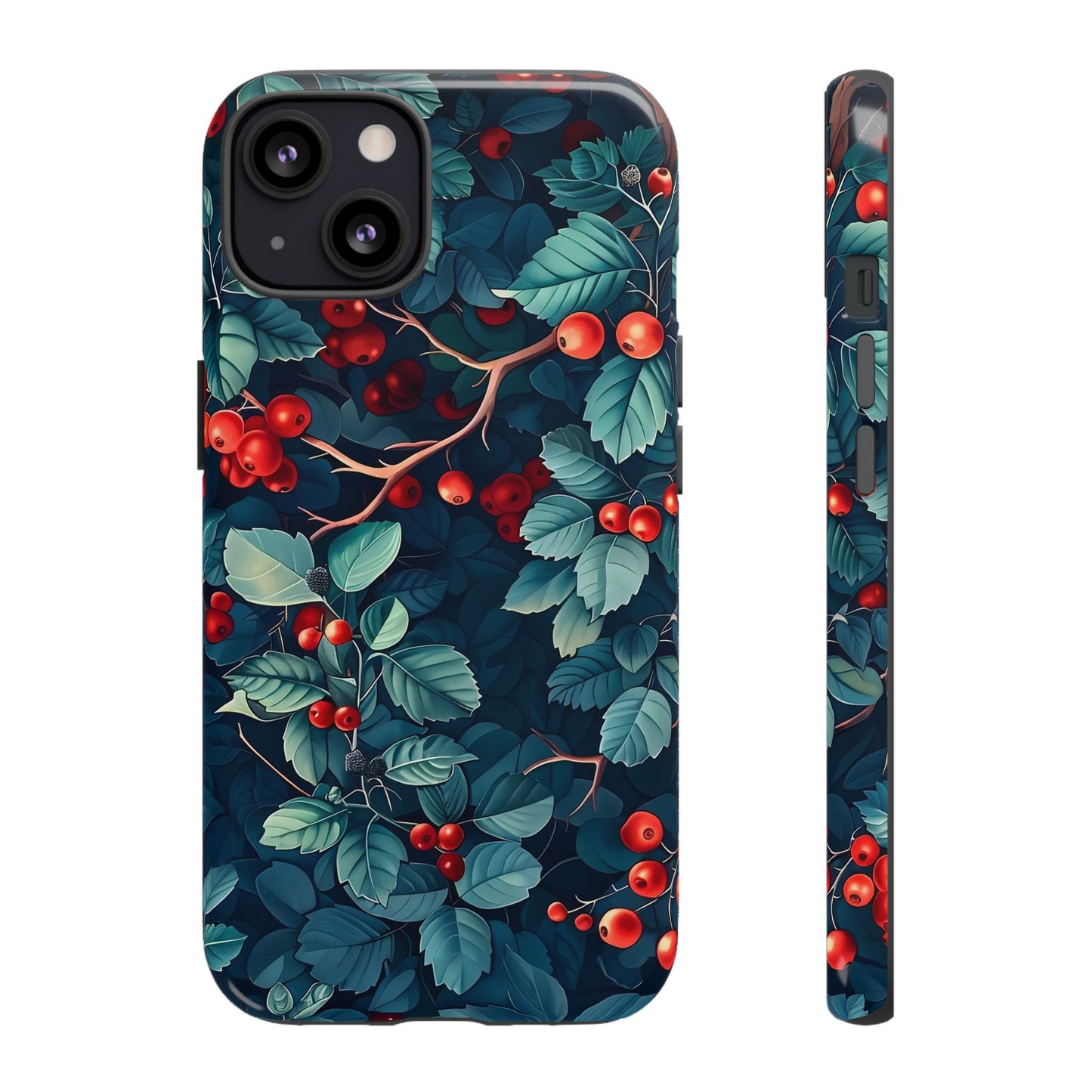 Berry Blossom Phone Case - Nature Lover's Gift, Floral Design, Cute Accessory for Spring, Unique Tech Cover, Perfect for Holidays