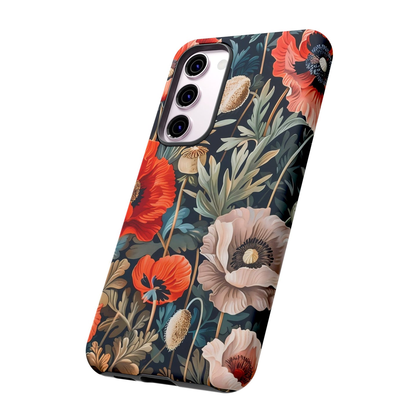 Floral Phone Case - Tough Cases, Flower Design, Chic Tech Accessories, Stylish Gifts, Unique Phone Protectors