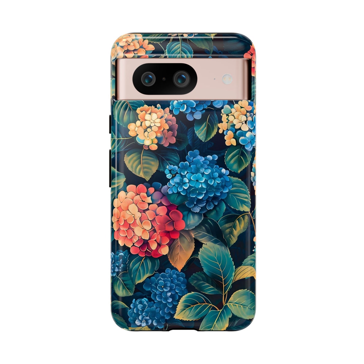 Floral Phone Case, Stylish Tough Case for Gardener Gift, Flower Lover Accessory, Pretty Floral Design, Protective Case